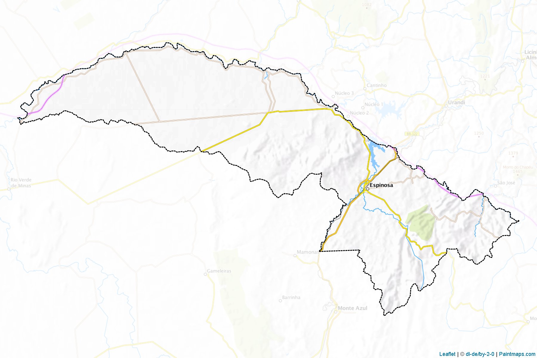 Espinosa (Minas Gerais) Map Cropping Samples-1