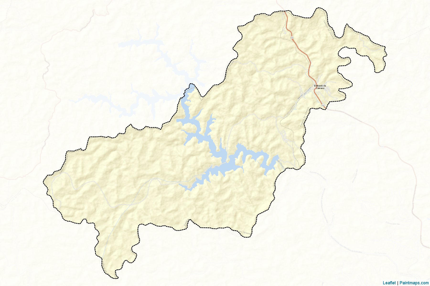 Ewbank da Camara (Minas Gerais) Map Cropping Samples-2