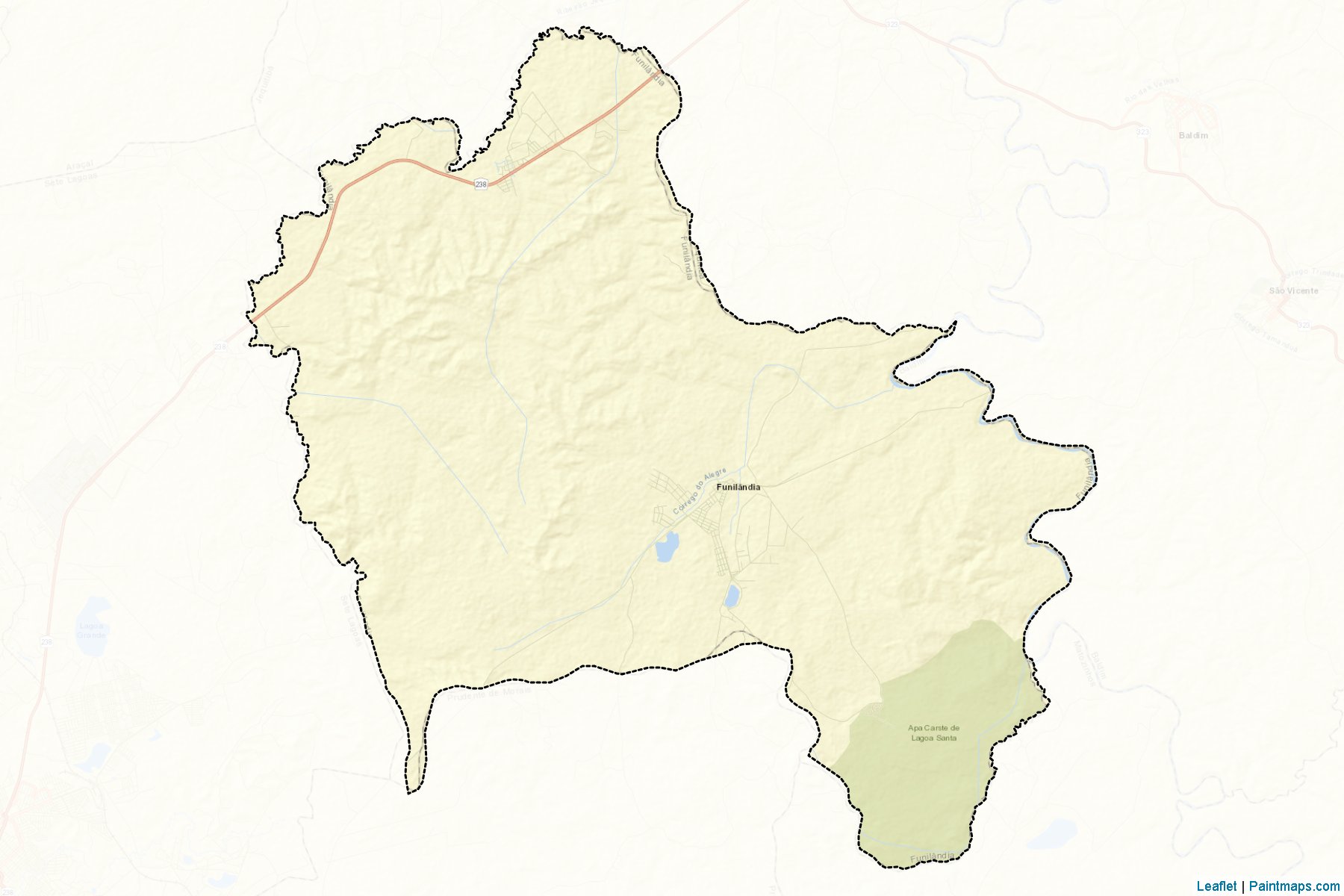 Funilandia (Minas Gerais) Map Cropping Samples-2