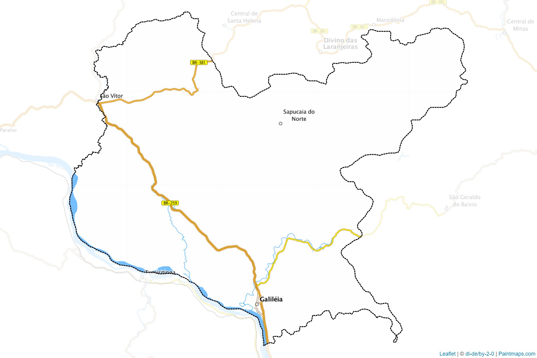 Galileia (Minas Gerais) Map Cropping Samples-1