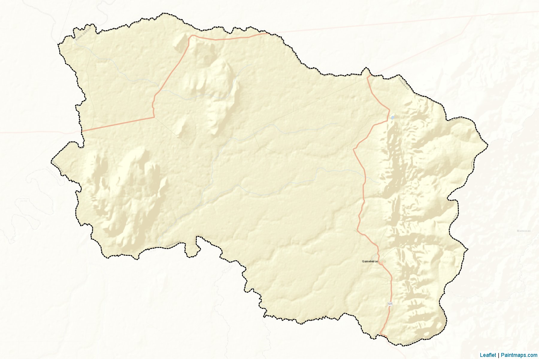 Gameleiras (Minas Gerais) Haritası Örnekleri-2