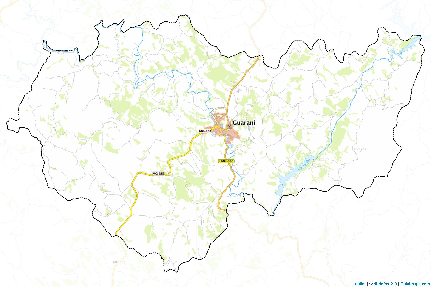 Guarani (Minas Gerais) Map Cropping Samples-1