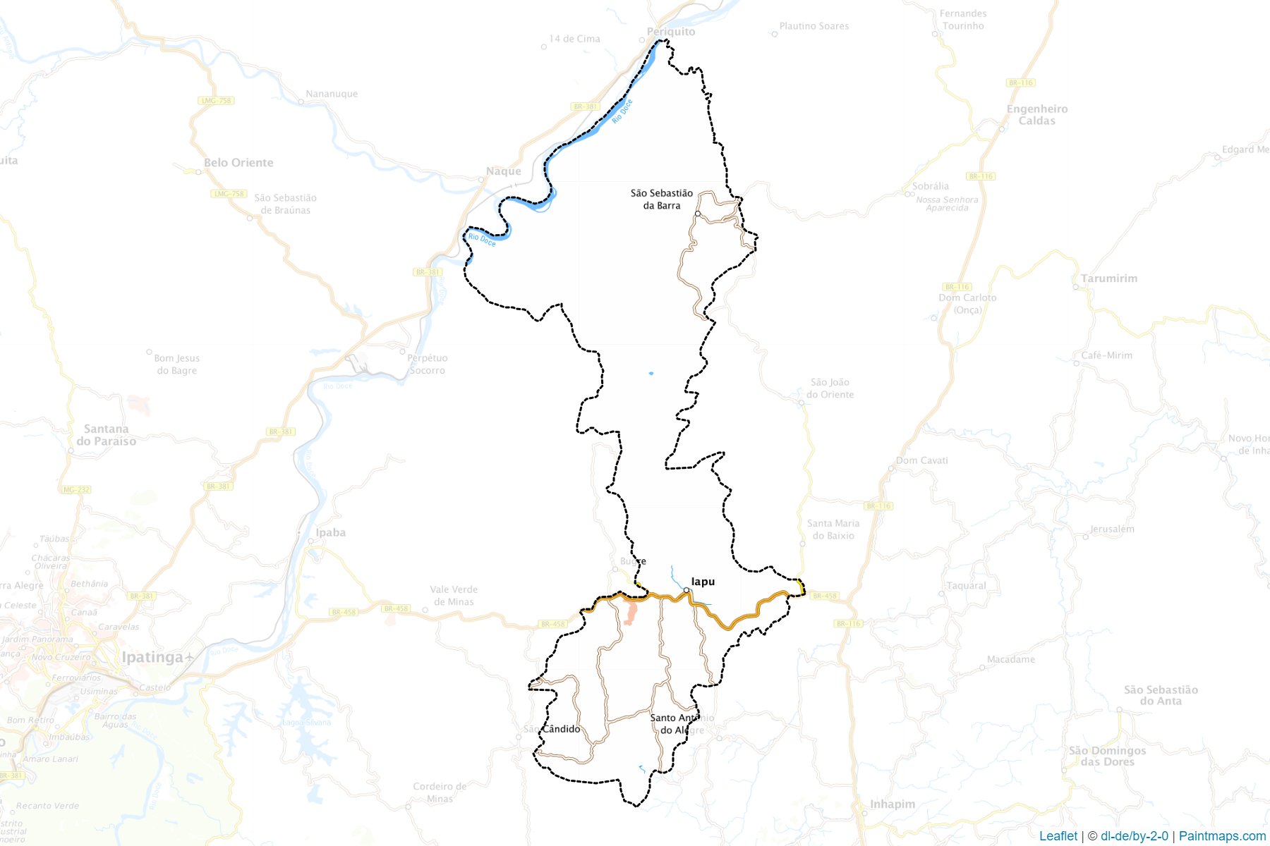 Iapu (Minas Gerais) Map Cropping Samples-1