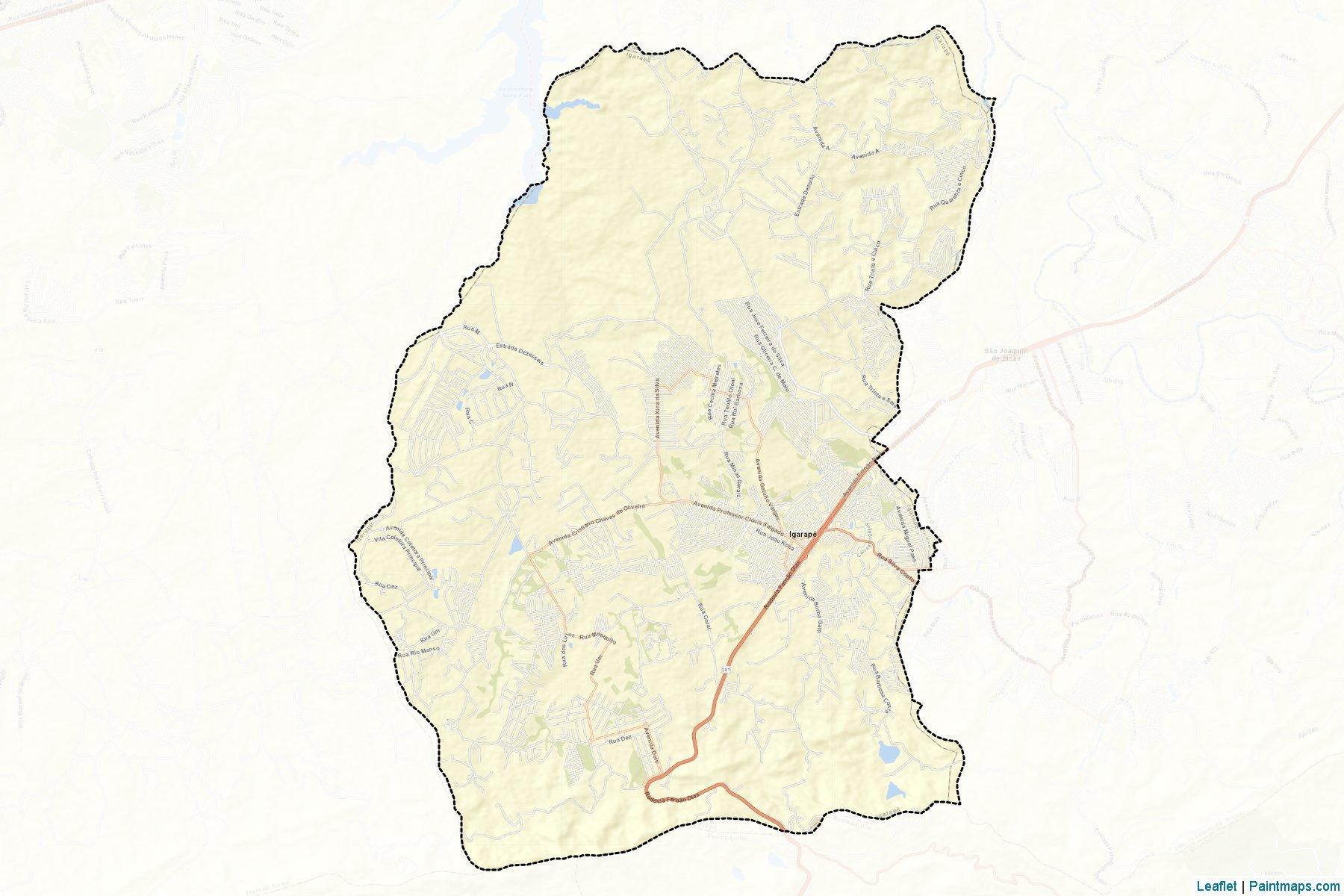 Igarape (Minas Gerais) Map Cropping Samples-2