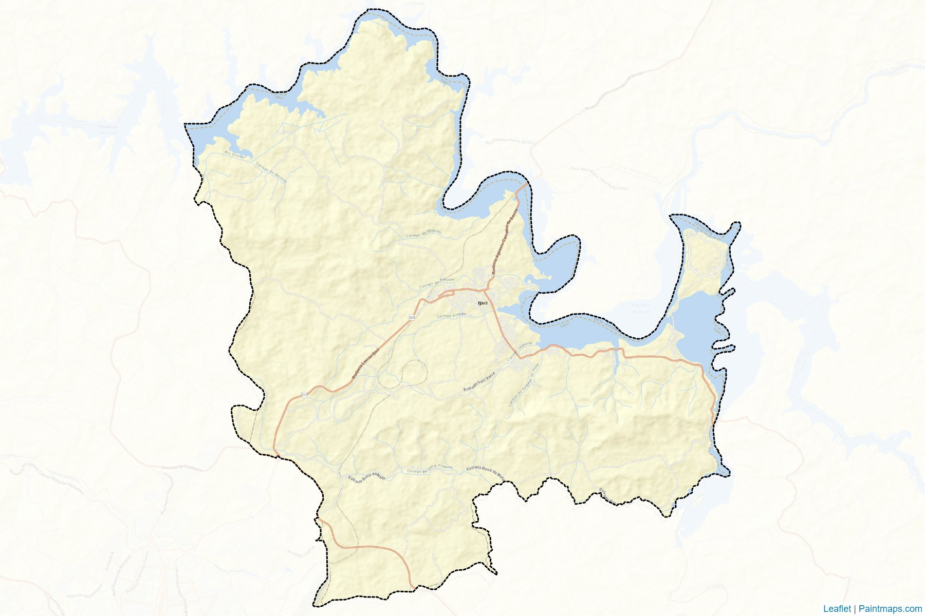 Ijaci (Minas Gerais) Map Cropping Samples-2