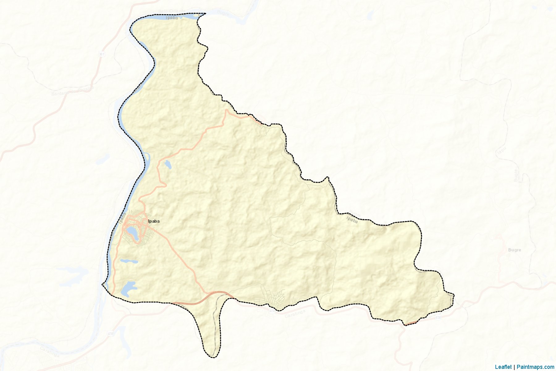 Ipaba (Minas Gerais) Map Cropping Samples-2