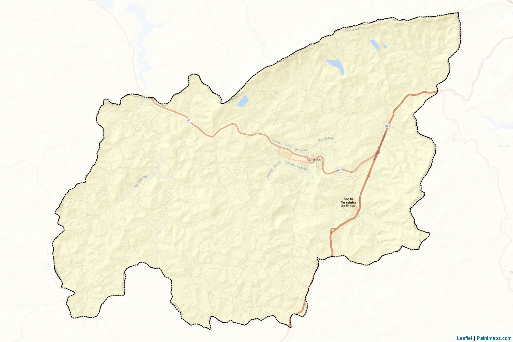 Itatiaiucu (Minas Gerais) Map Cropping Samples-2