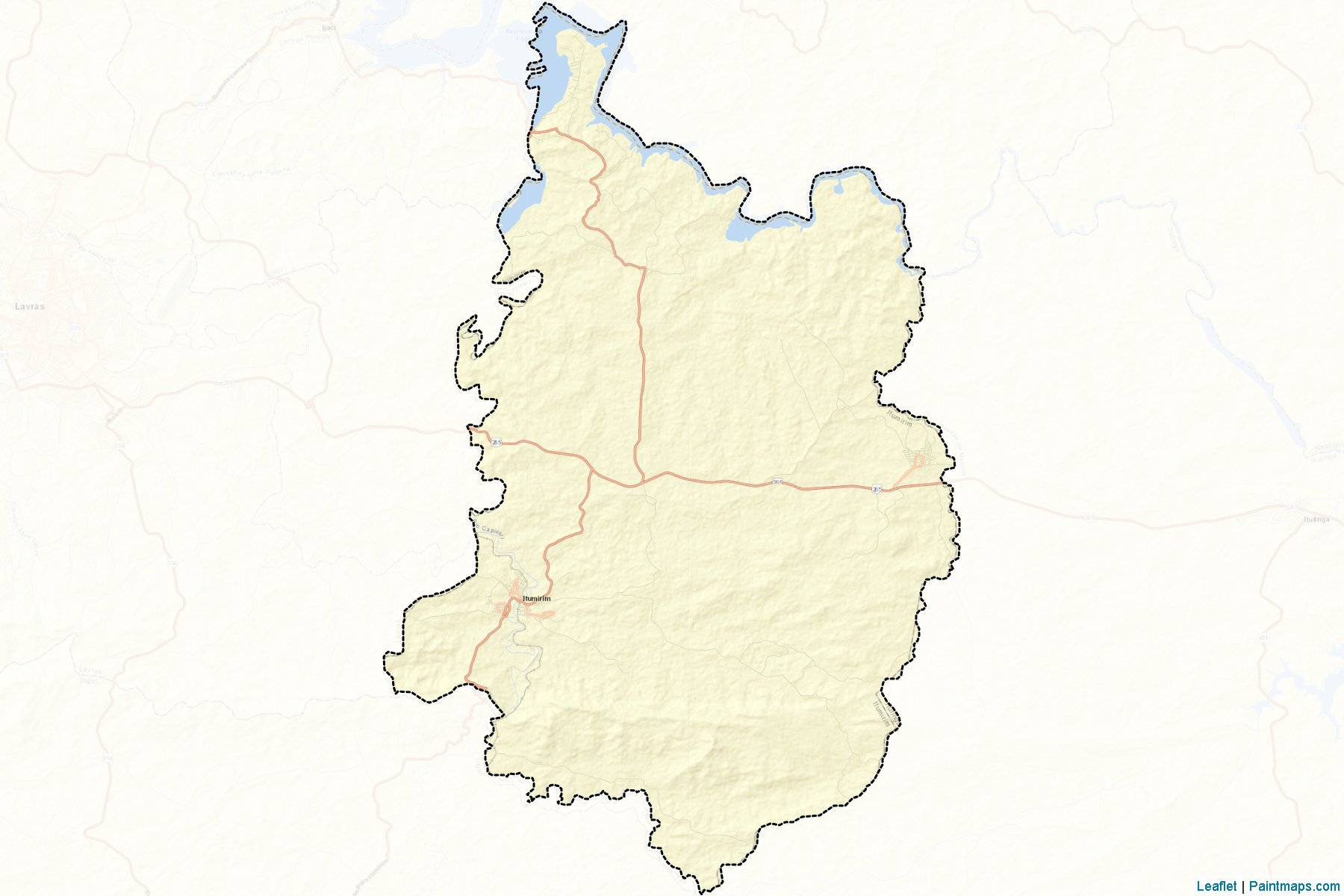 Itumirim (Minas Gerais) Map Cropping Samples-2