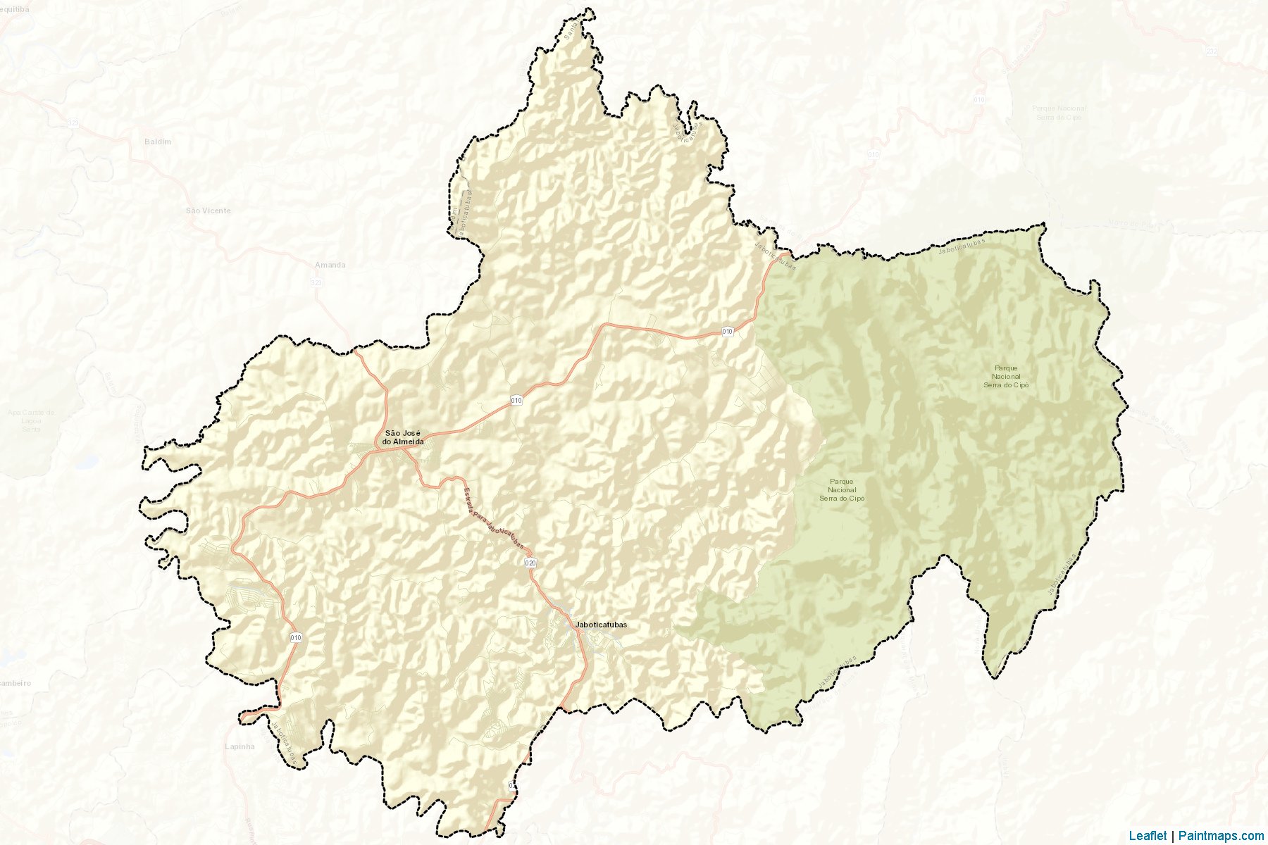 Jaboticatubas (Minas Gerais) Map Cropping Samples-2