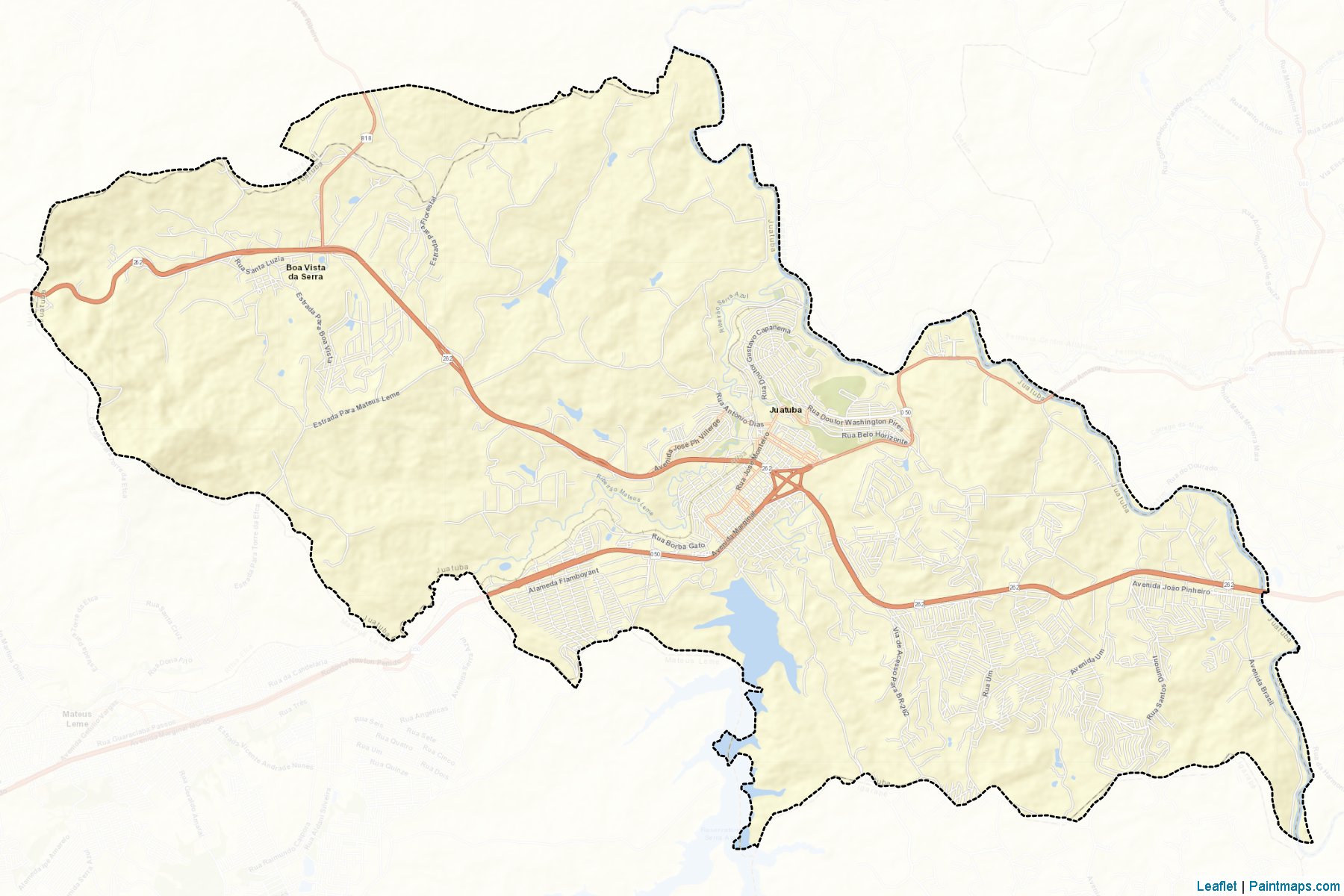 Juatuba (Minas Gerais) Map Cropping Samples-2