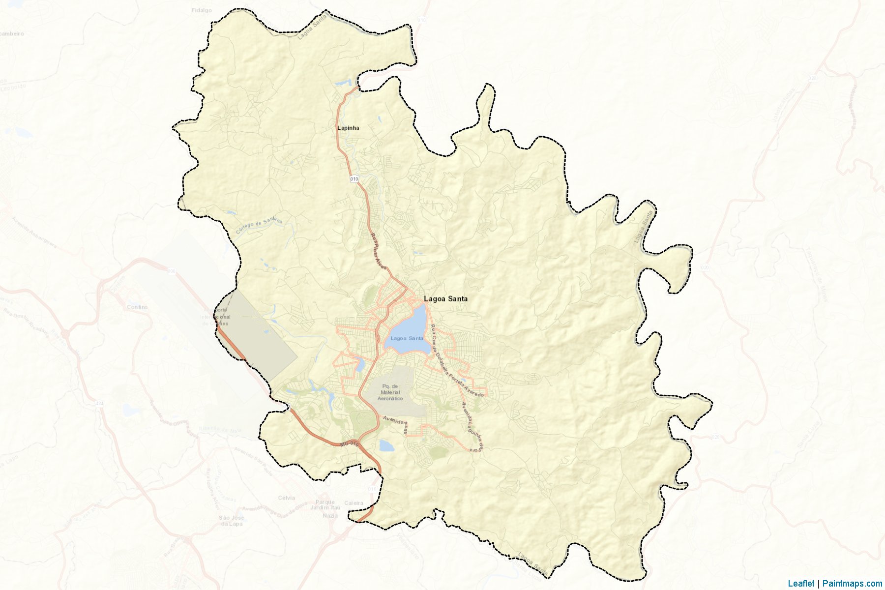 Lagoa Santa (Minas Gerais) Map Cropping Samples-2