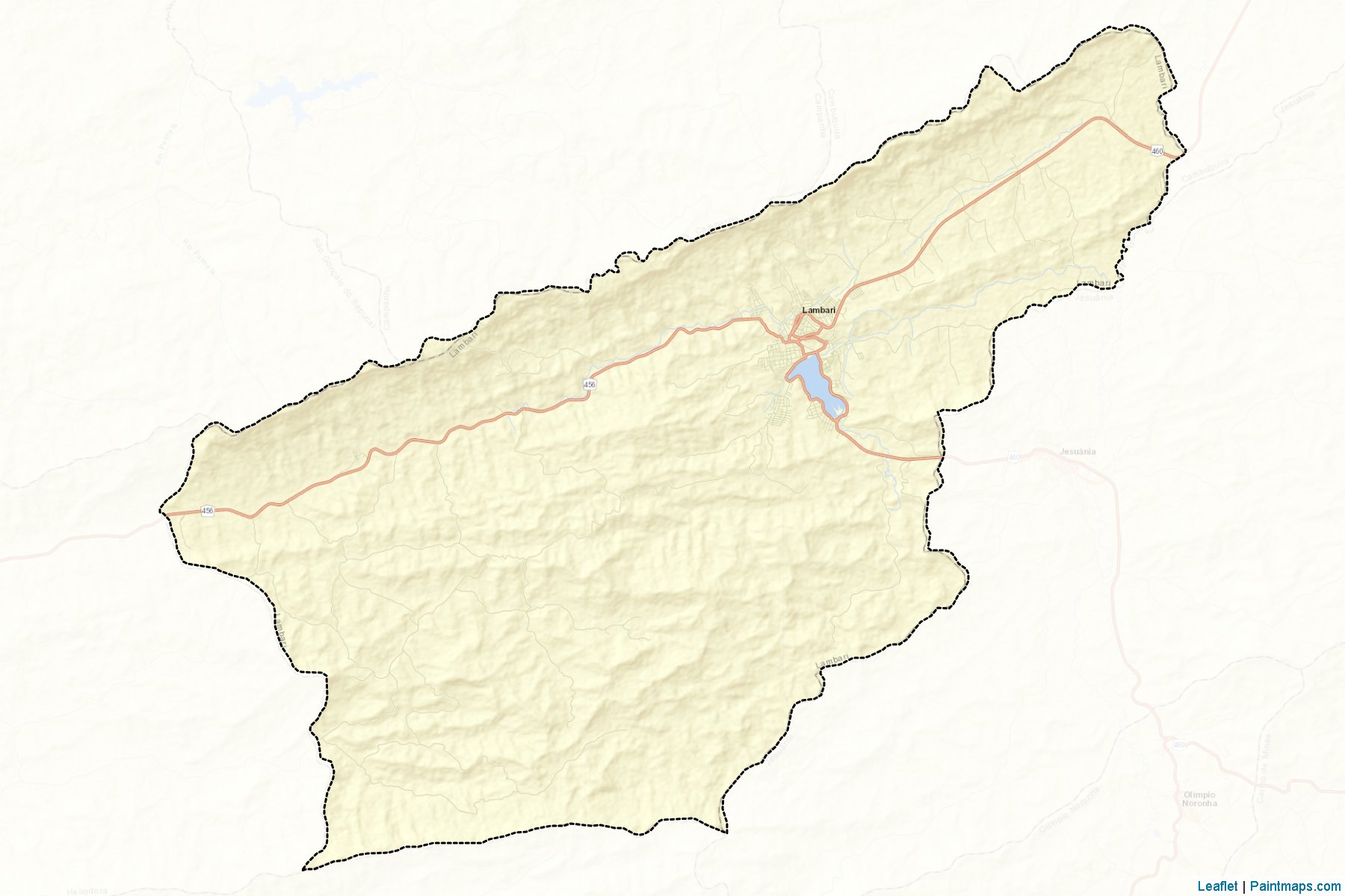 Lambari (Minas Gerais) Map Cropping Samples-2