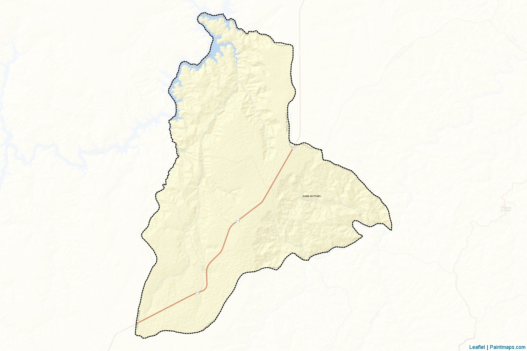 Leme do Prado (Minas Gerais) Map Cropping Samples-2