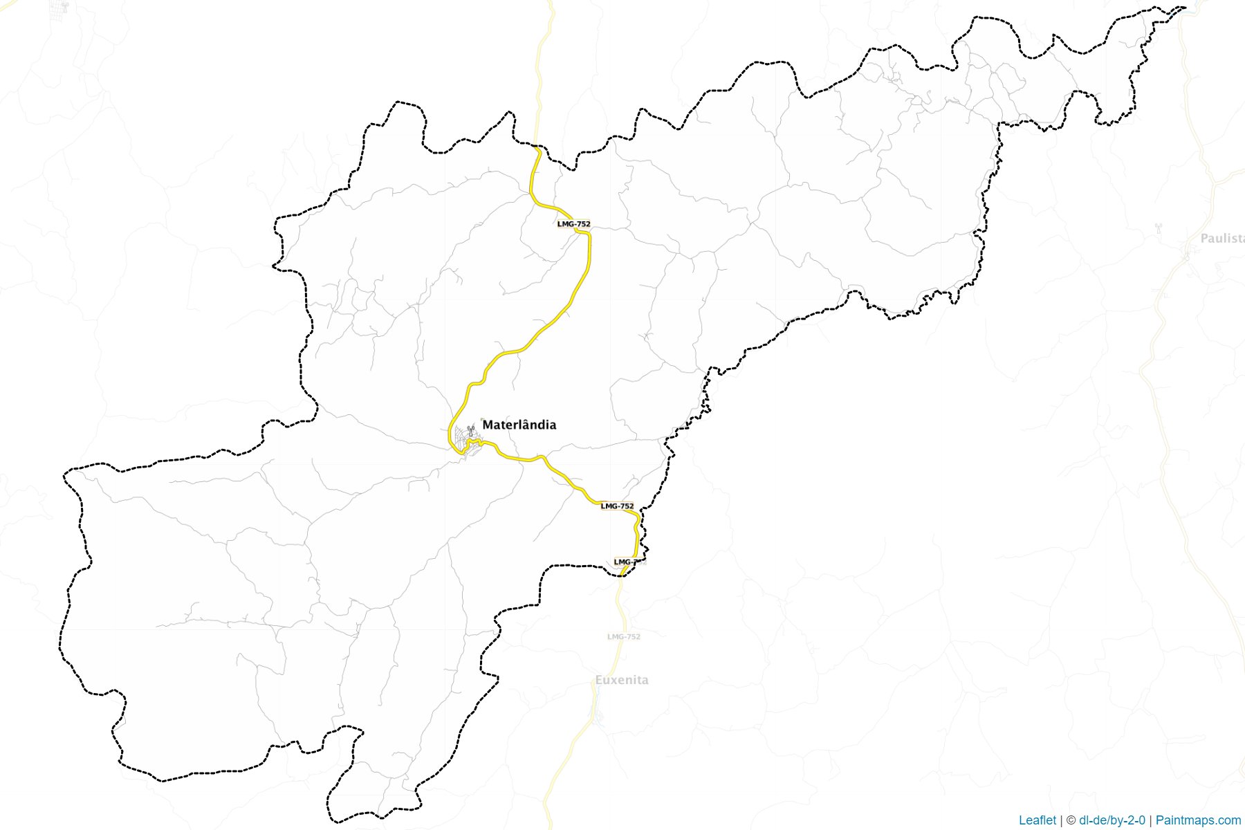 Materlandia (Minas Gerais) Haritası Örnekleri-1