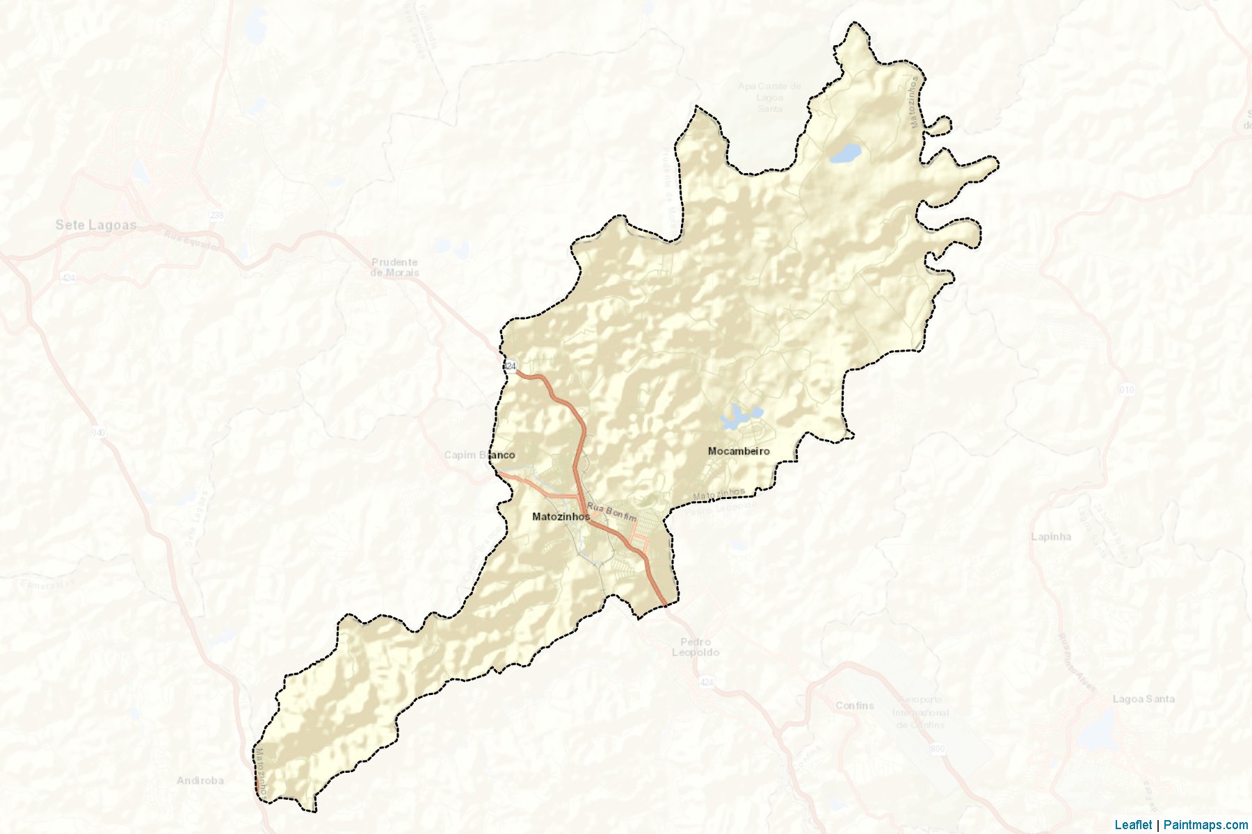 Matozinhos (Minas Gerais) Map Cropping Samples-2