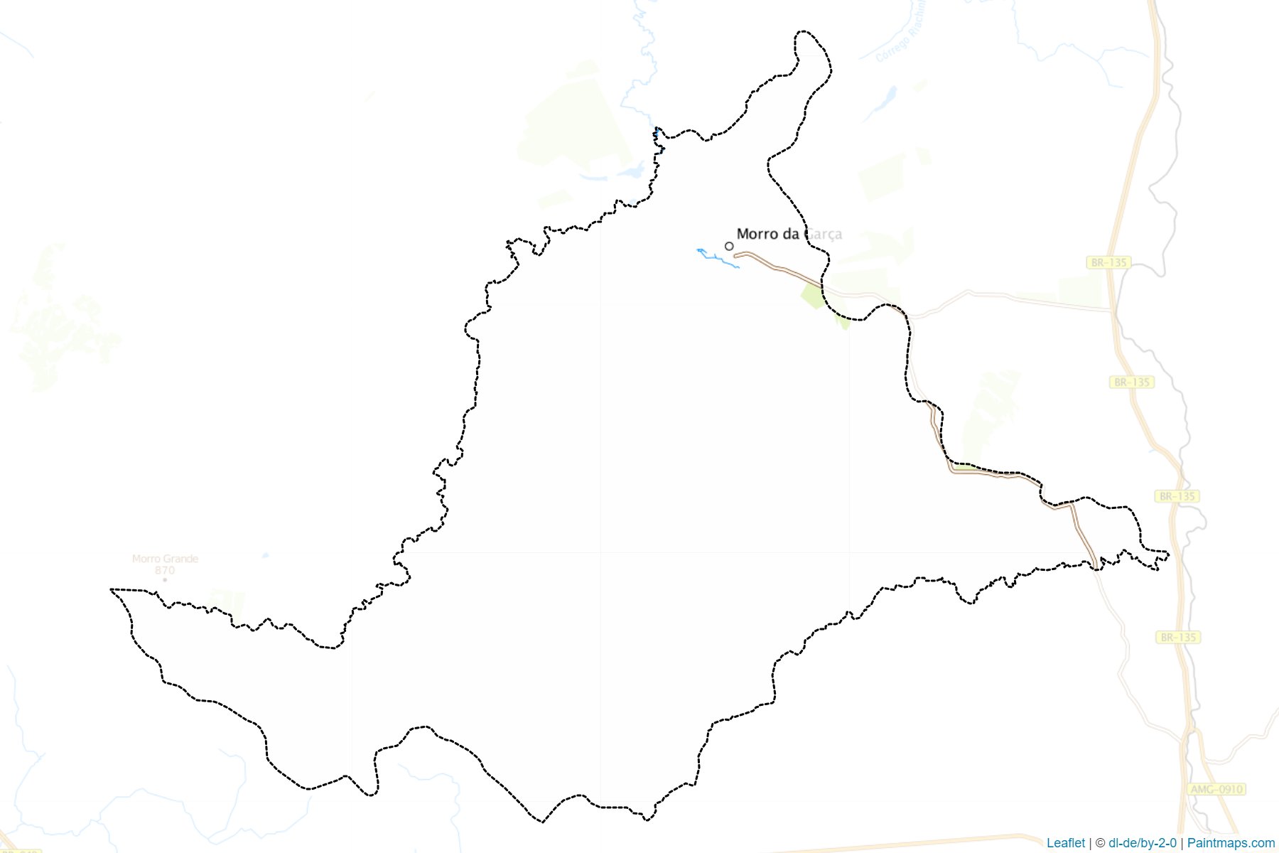 Morro da Garca (Minas Gerais) Map Cropping Samples-1