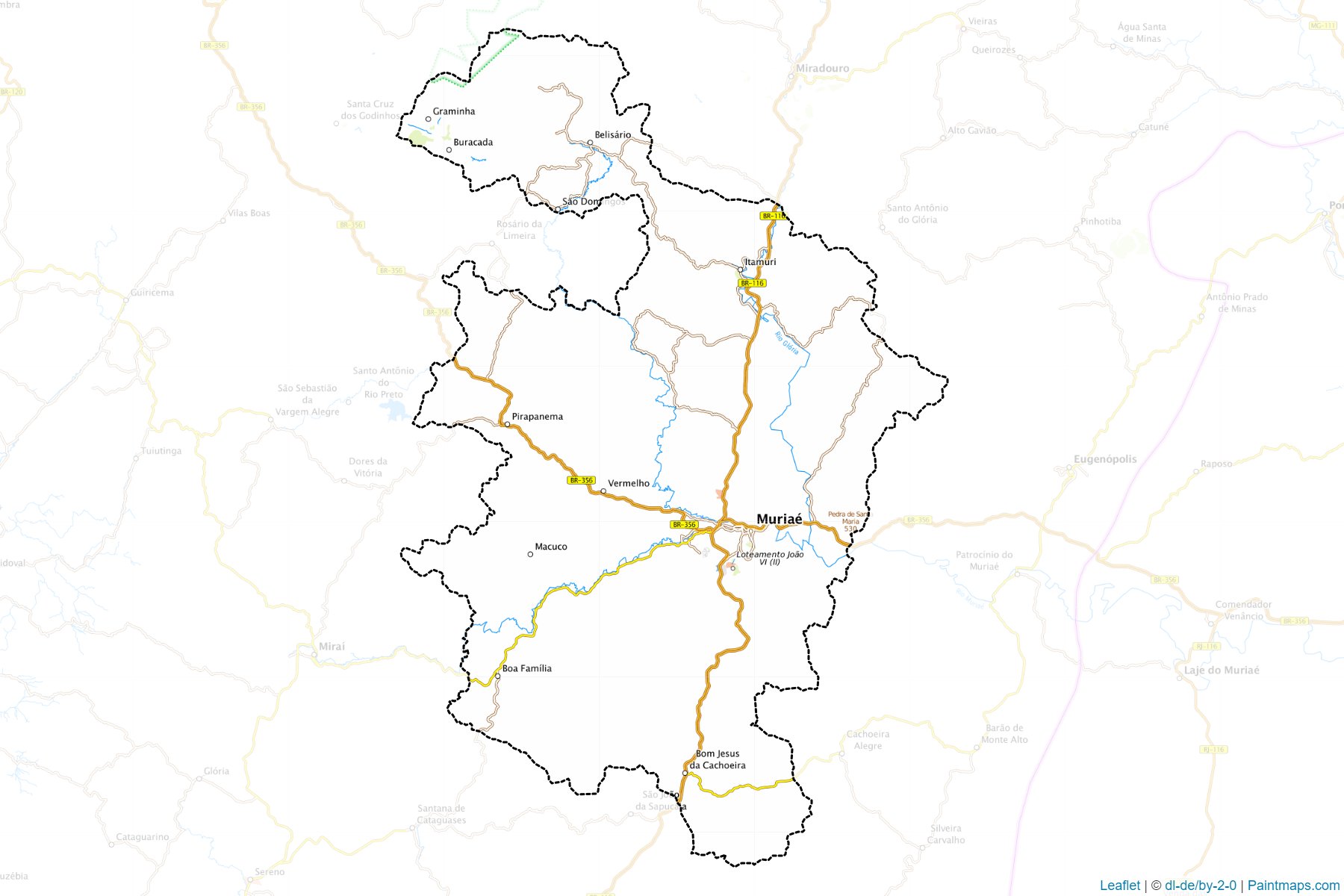 Muriae (Minas Gerais) Map Cropping Samples-1