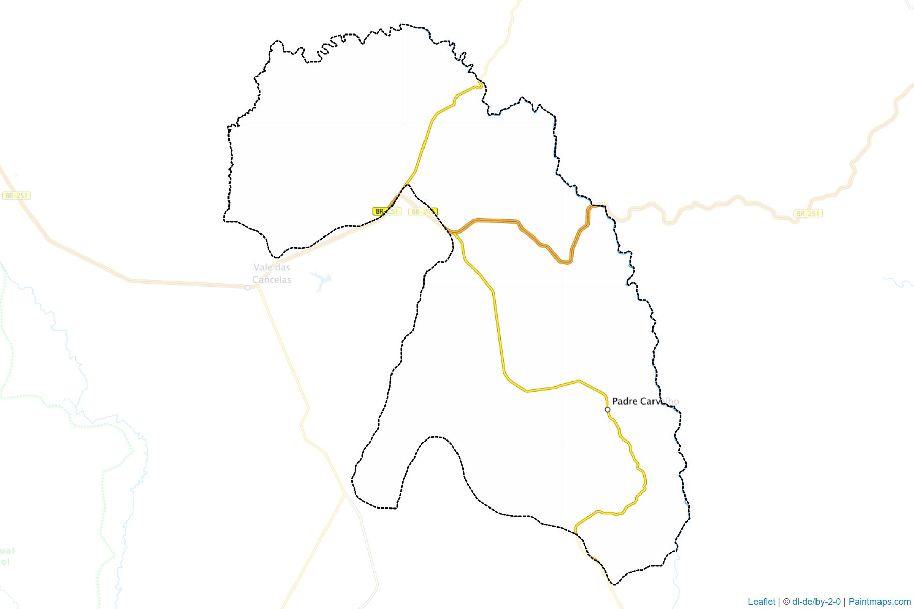 Padre Carvalho (Minas Gerais) Map Cropping Samples-1