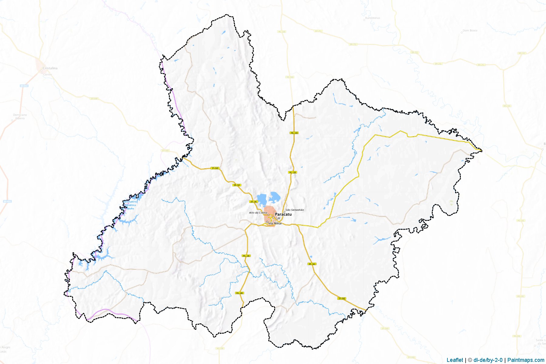 Paracatu (Minas Gerais) Map Cropping Samples-1