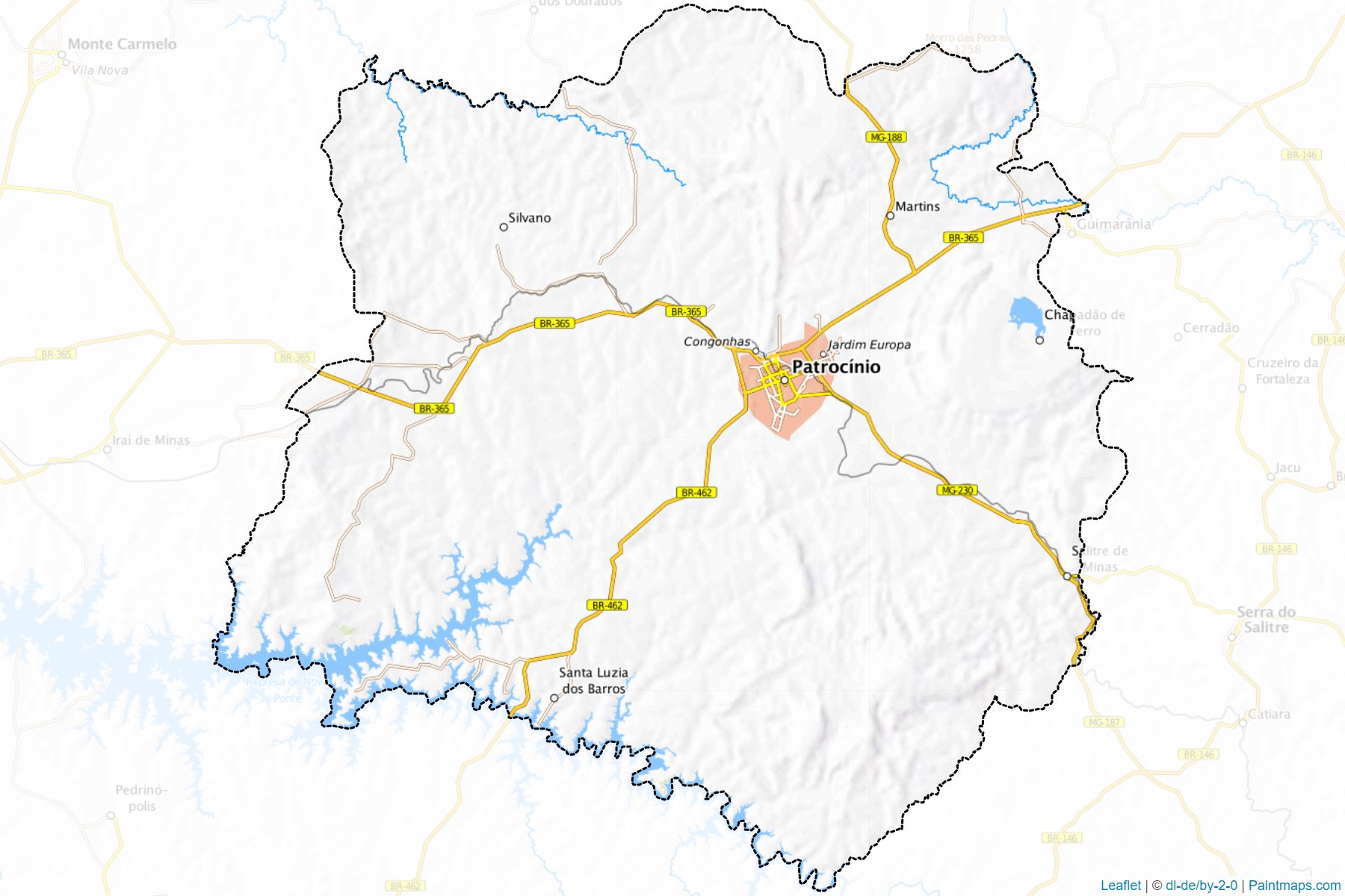 Patrocinio (Minas Gerais) Map Cropping Samples-1