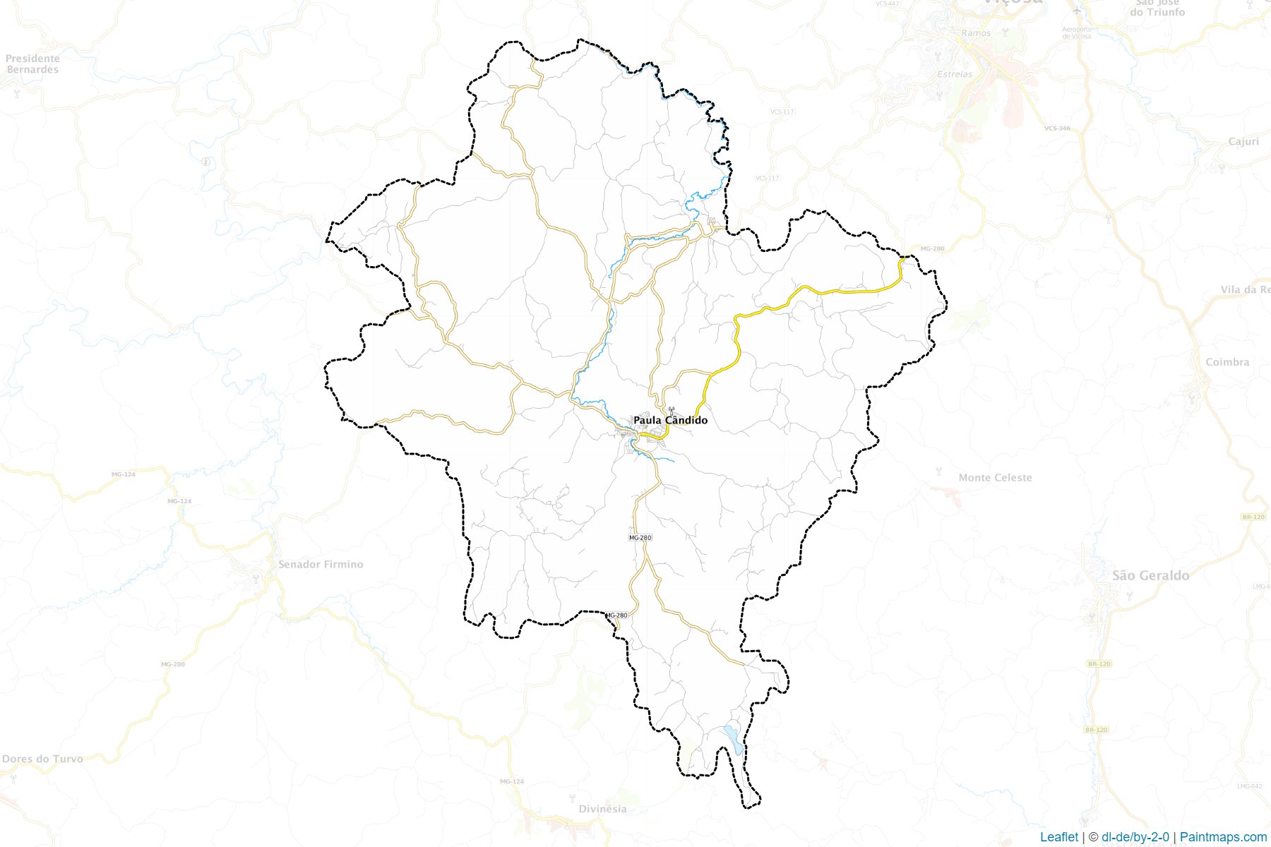 Paula Candido (Minas Gerais) Map Cropping Samples-1