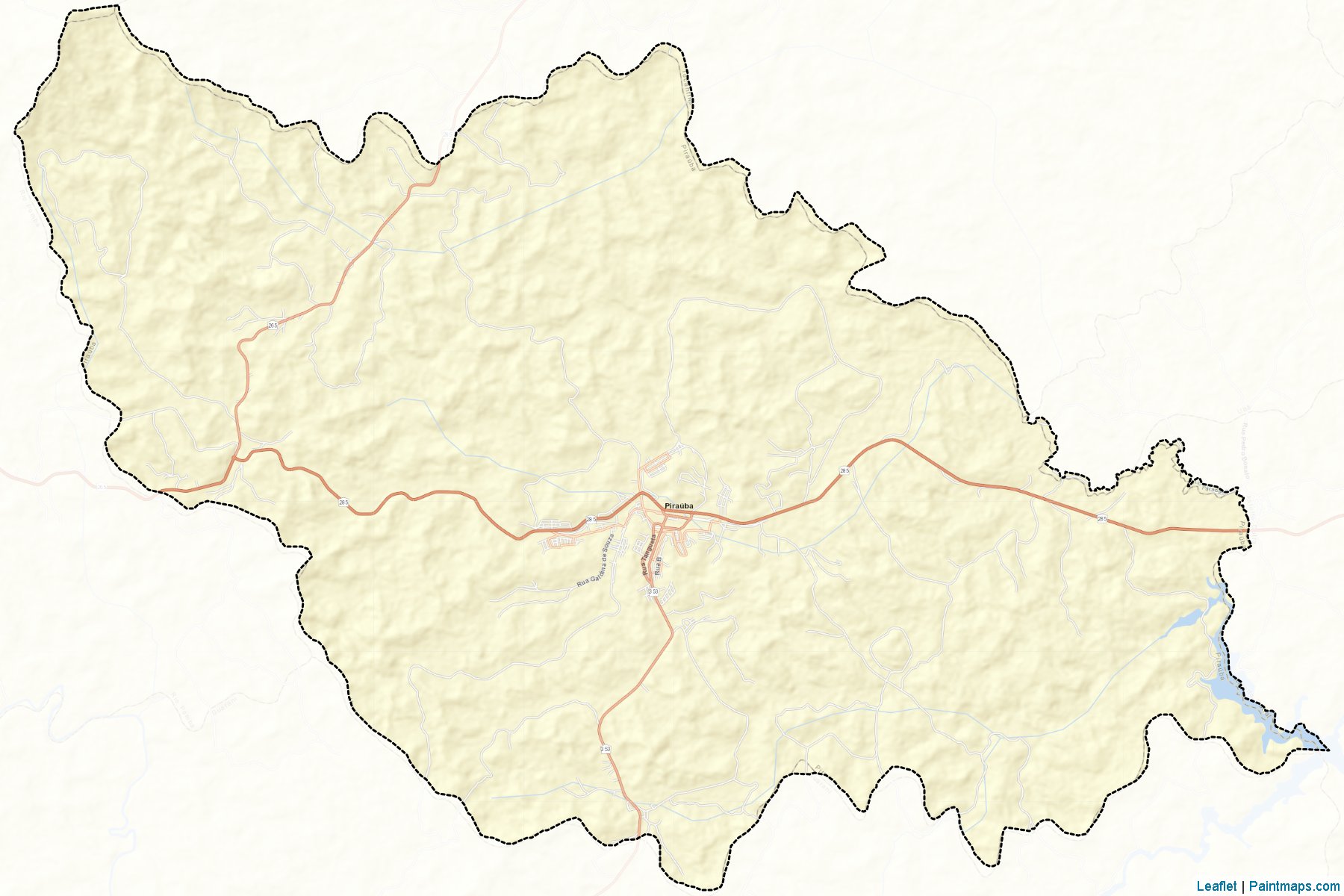 Pirauba (Minas Gerais) Map Cropping Samples-2