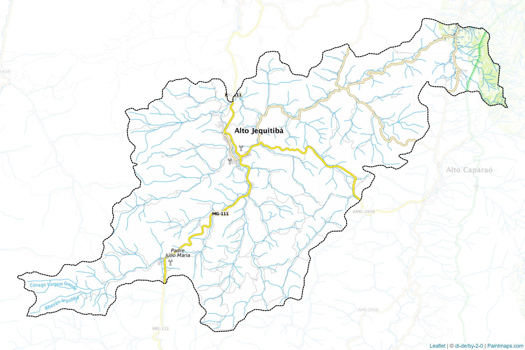 Alto Jequitiba (Minas Gerais) Map Cropping Samples-1