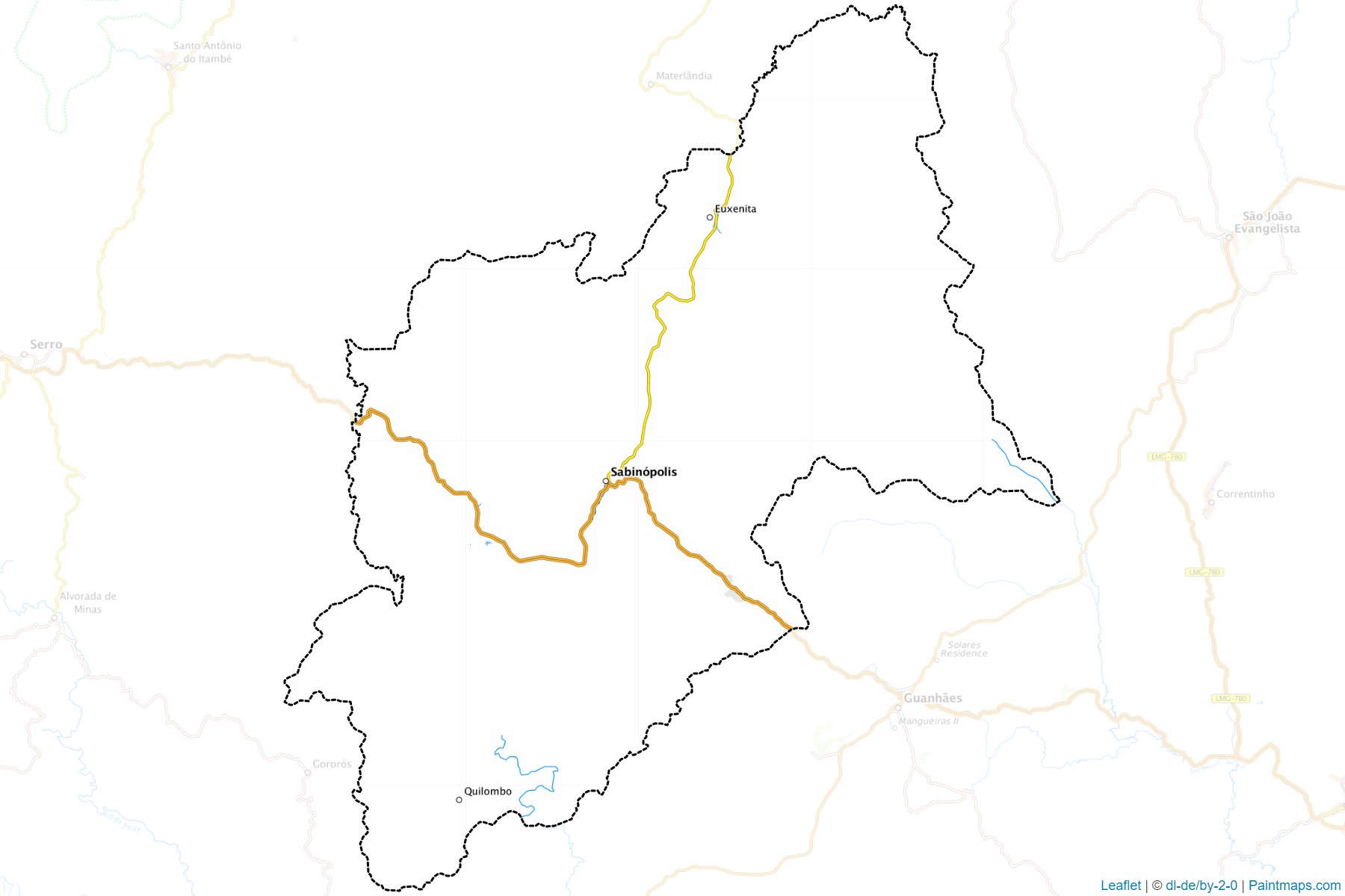 Sabinopolis (Minas Gerais) Map Cropping Samples-1