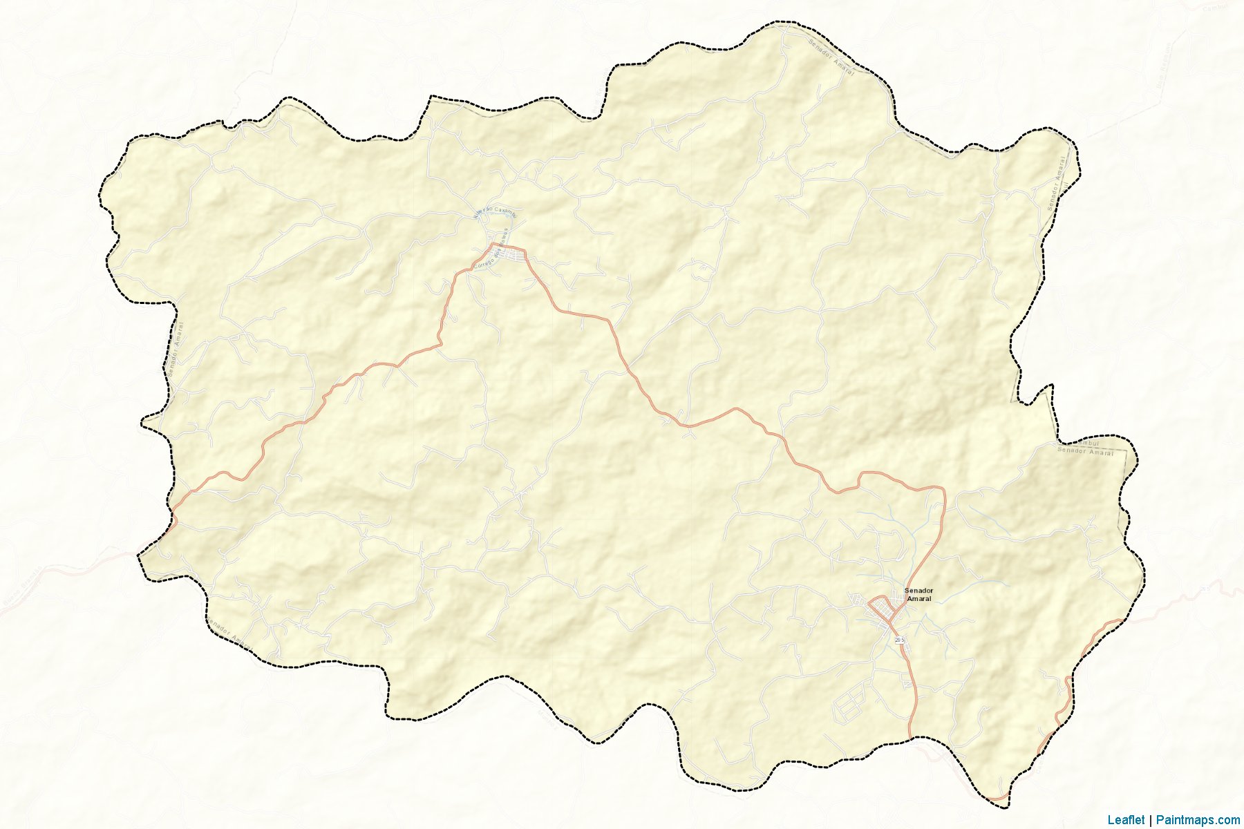 Senador Amaral (Minas Gerais) Map Cropping Samples-2