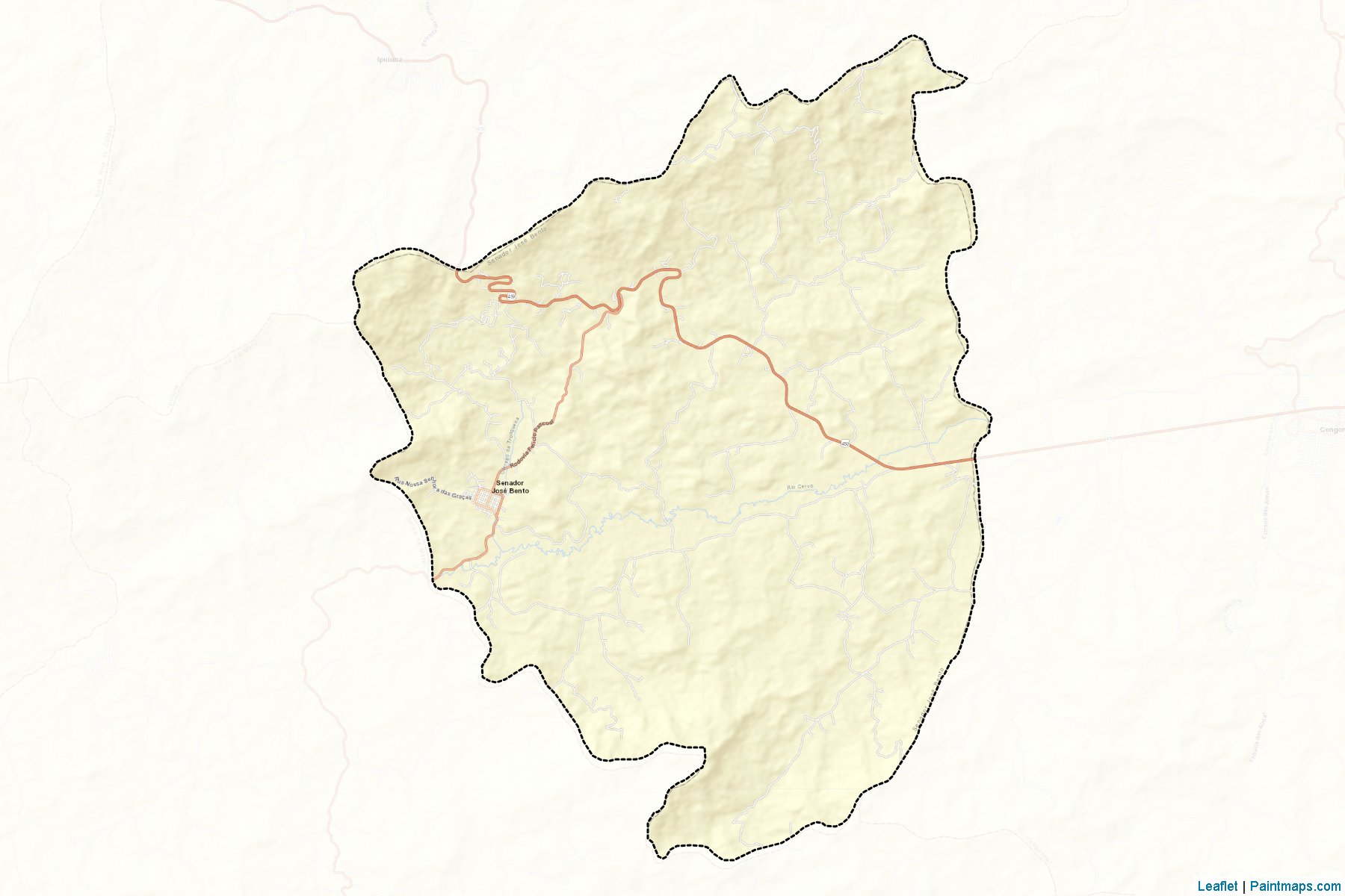 Senador Jose Bento (Minas Gerais) Map Cropping Samples-2