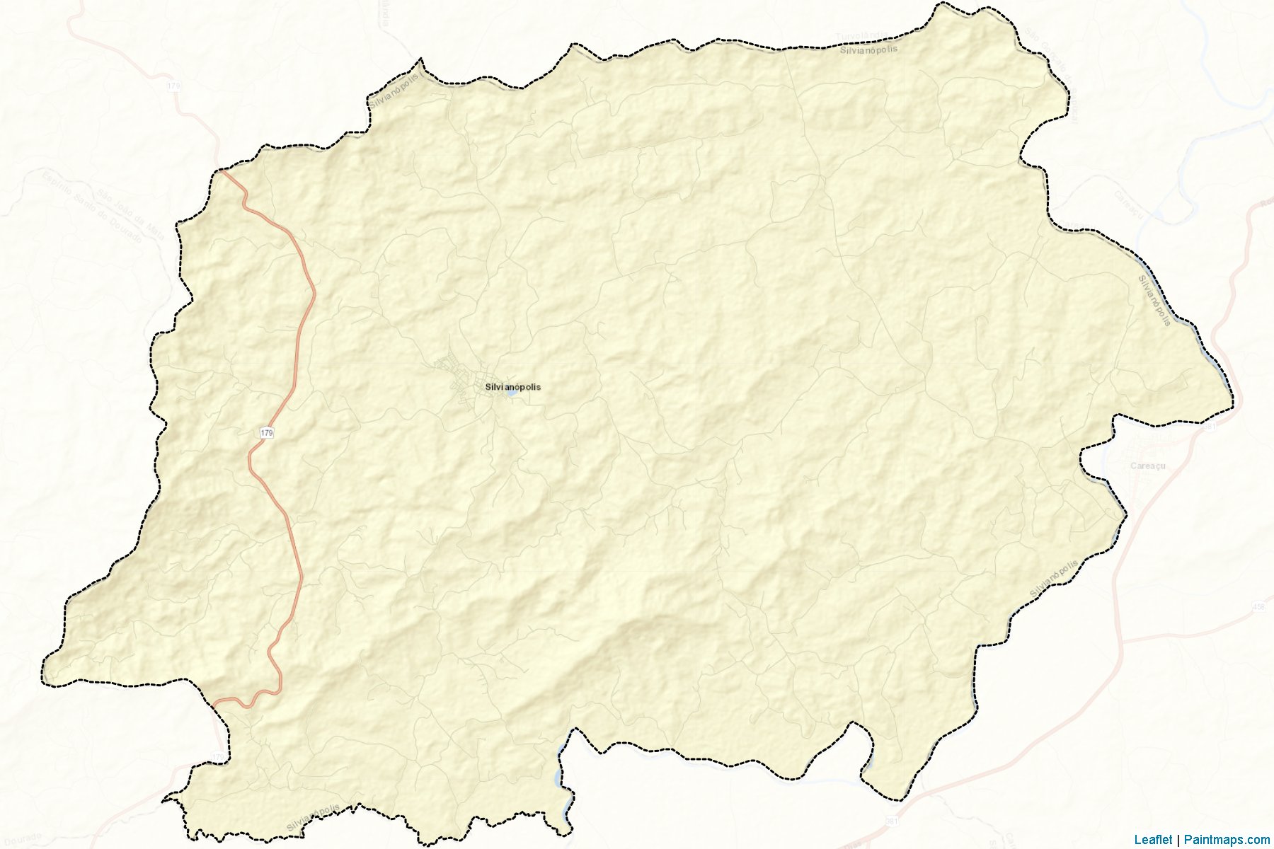 Silvianopolis (Minas Gerais) Map Cropping Samples-2