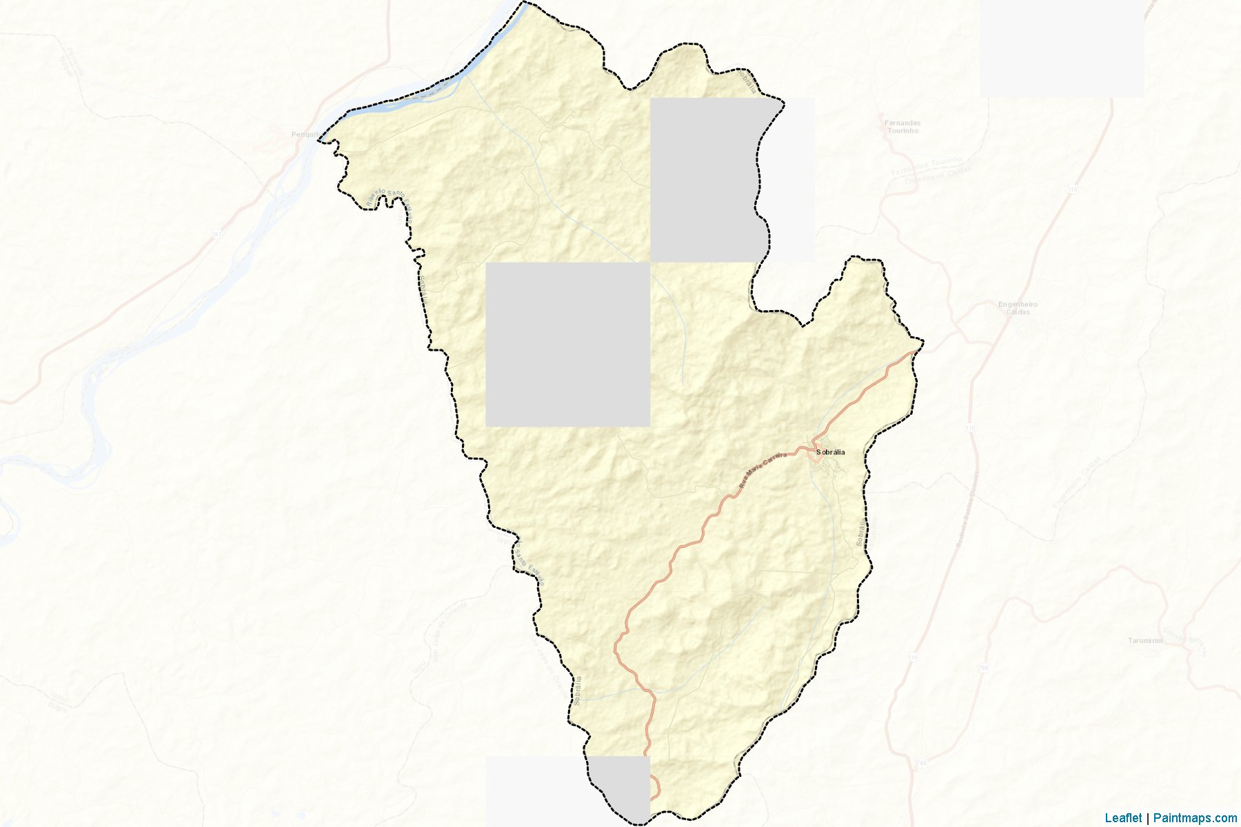 Sobralia (Minas Gerais) Map Cropping Samples-2