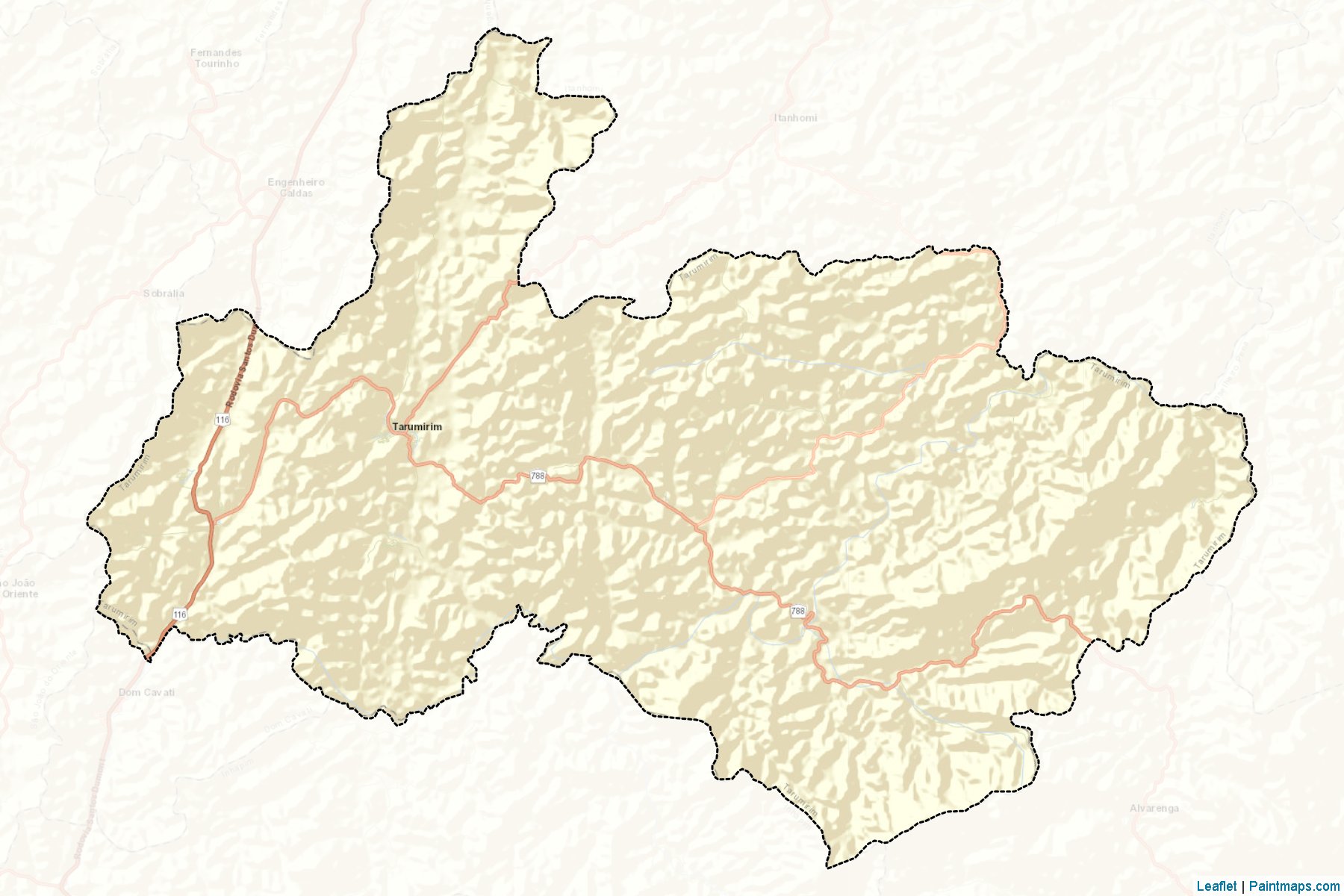 Tarumirim (Minas Gerais) Map Cropping Samples-2