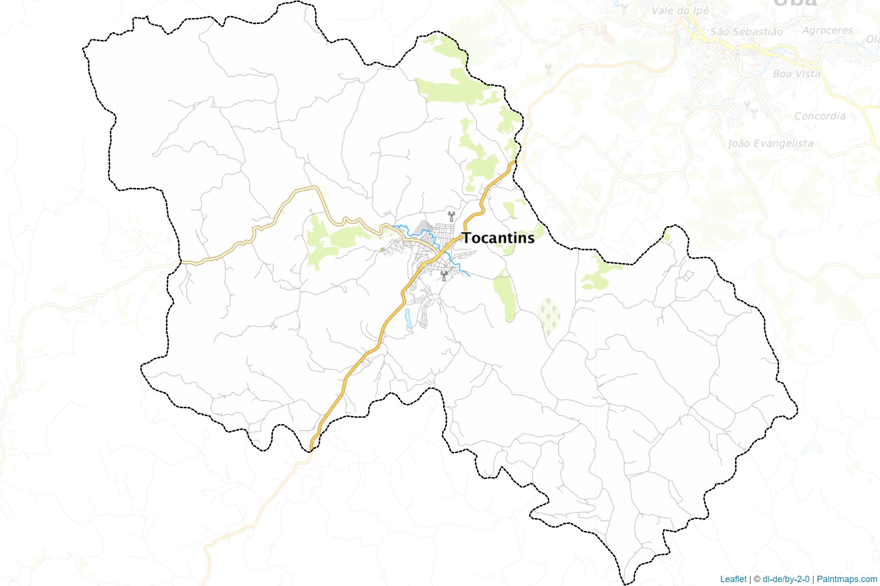 Tocantins (Minas Gerais) Map Cropping Samples-1