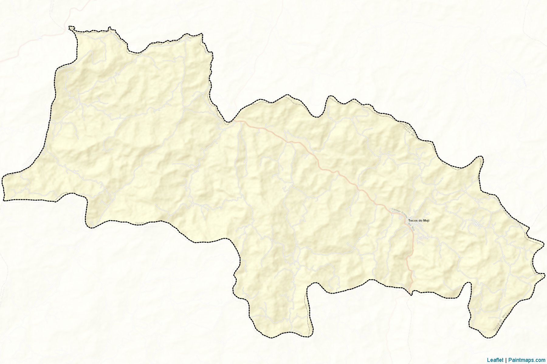 Tocos do Moji (Minas Gerais) Map Cropping Samples-2