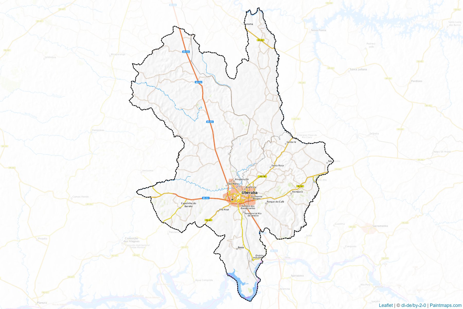 Uberaba (Minas Gerais) Map Cropping Samples-1