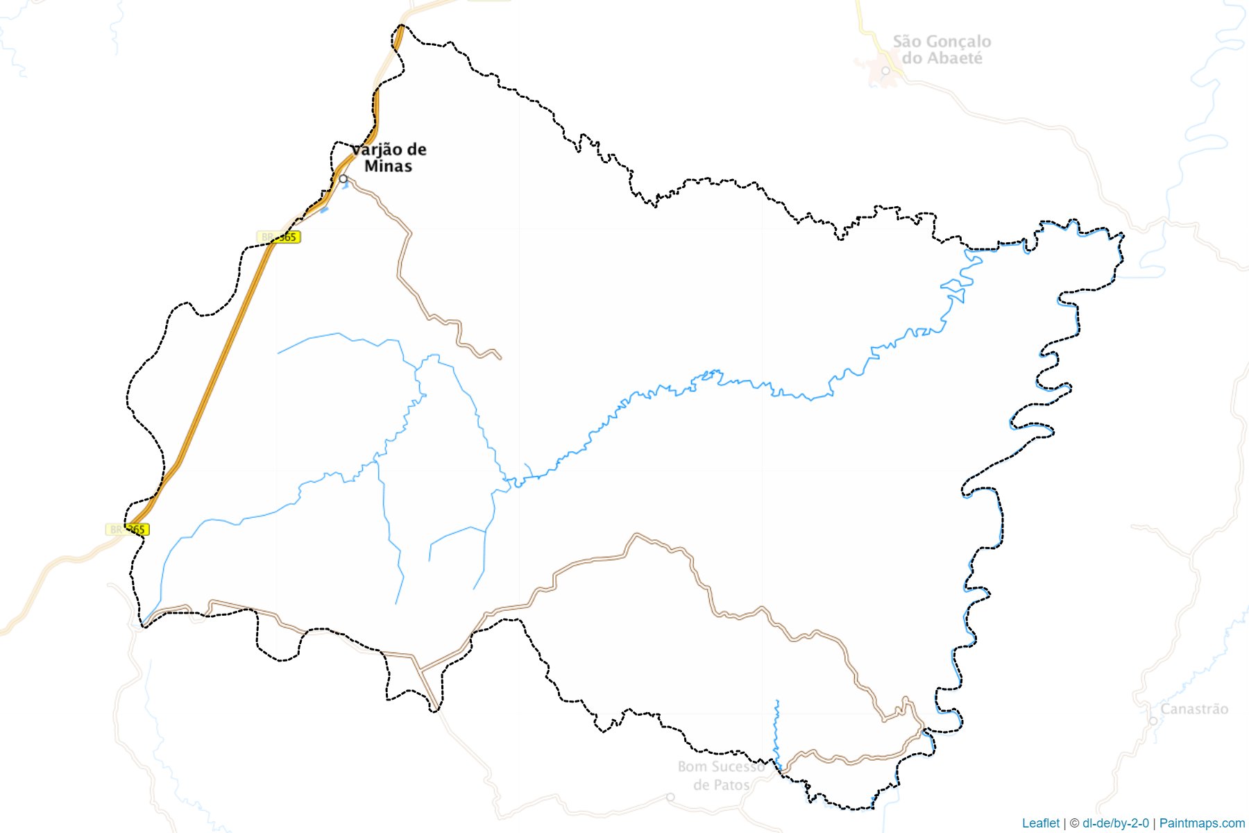 Varjao de Minas (Minas Gerais) Map Cropping Samples-1