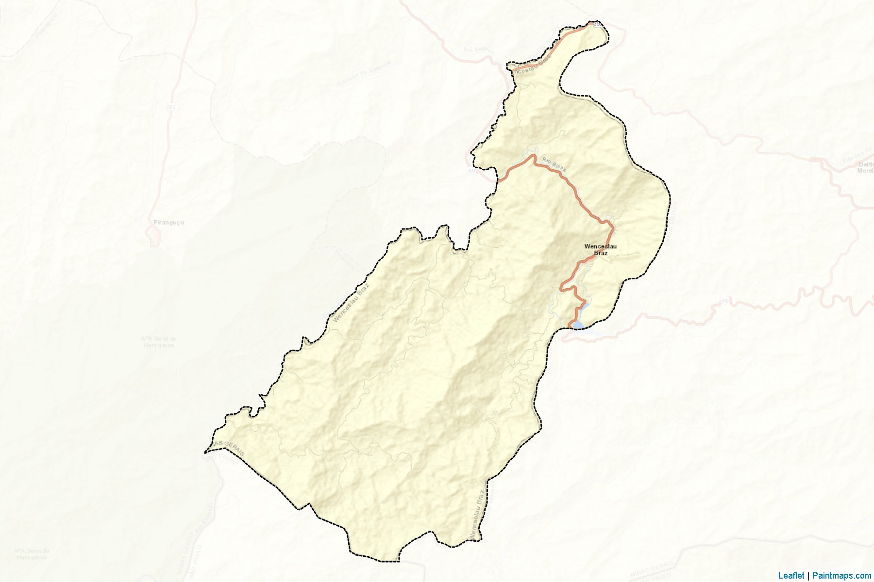 Wenceslau Braz (Minas Gerais) Map Cropping Samples-2