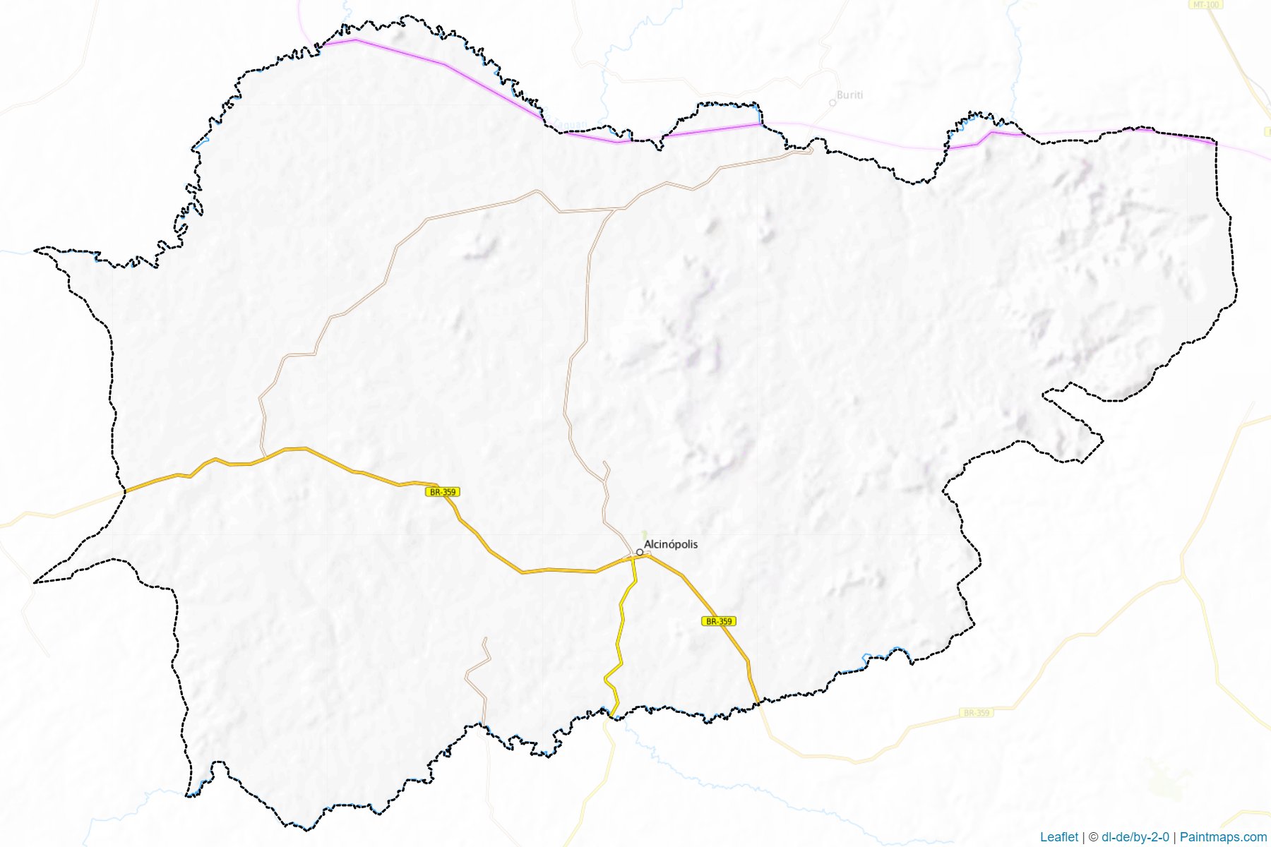 Alcinopolis (Mato Grosso do Sul) Haritası Örnekleri-1