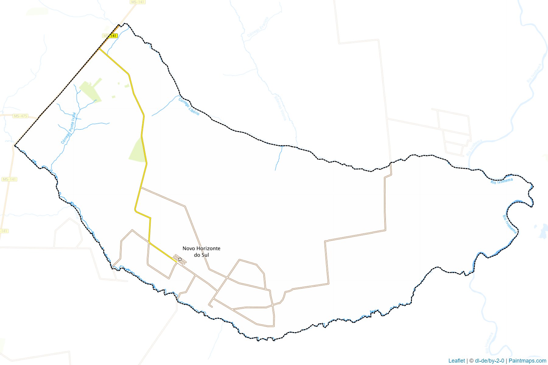 Novo Horizonte do Sul (Mato Grosso do Sul) Haritası Örnekleri-1