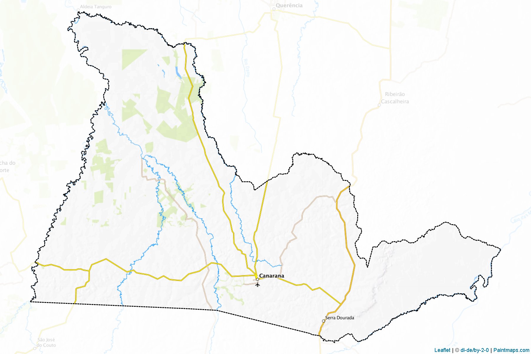 Canarana (Mato Grosso) Haritası Örnekleri-1