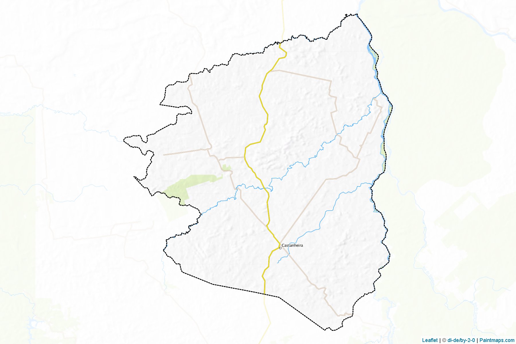 Castanheira (Mato Grosso) Map Cropping Samples-1