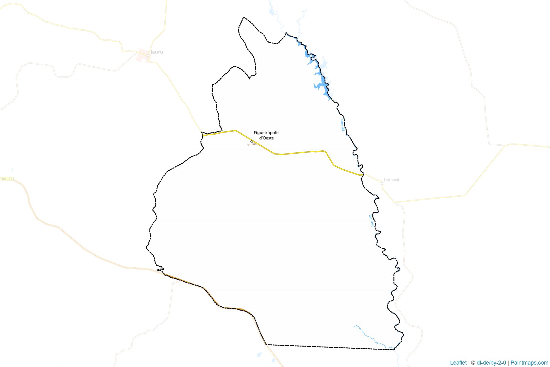 Figueiropolis D'Oeste (Mato Grosso) Map Cropping Samples-1