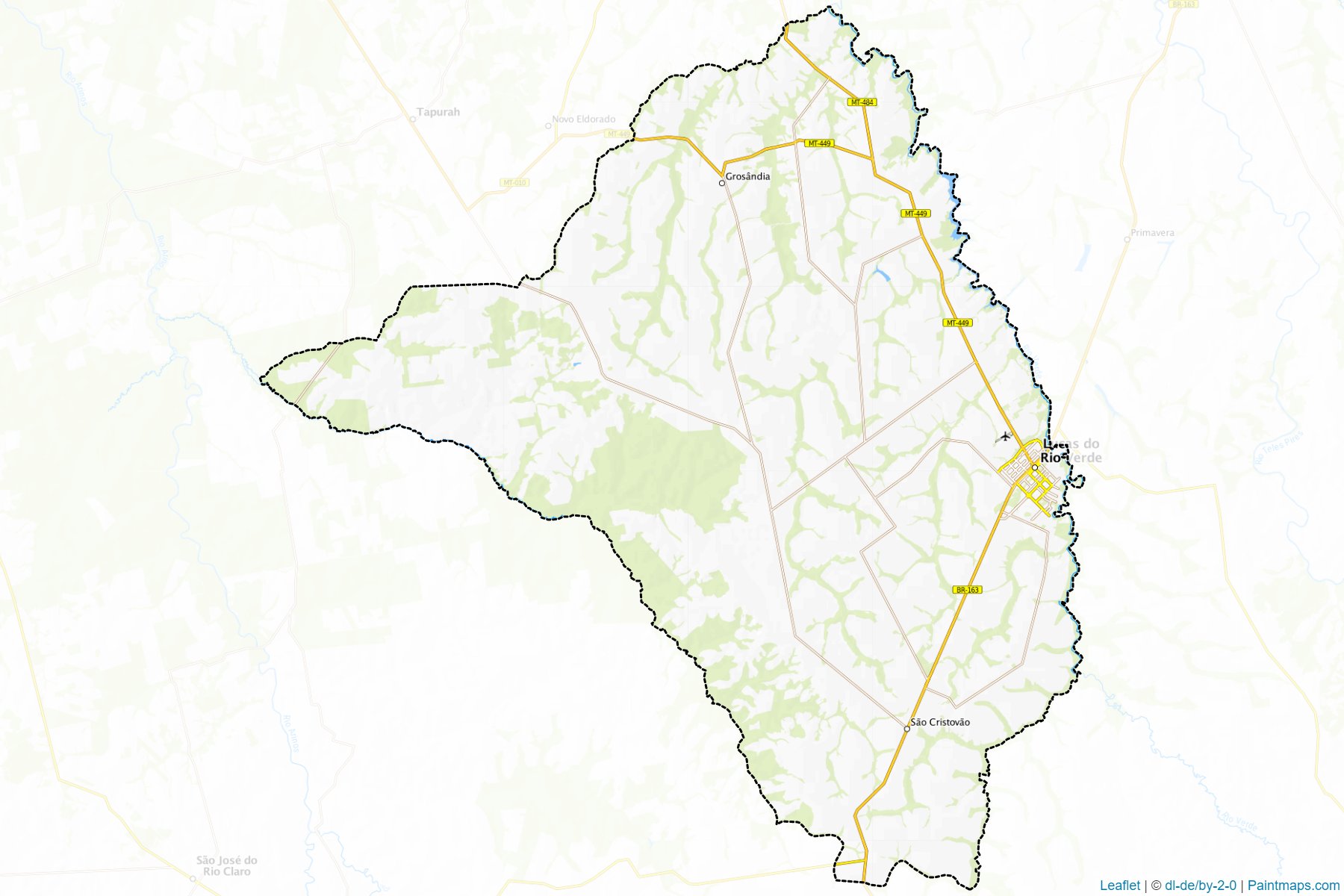 Lucas do Rio Verde (Mato Grosso) Map Cropping Samples-1