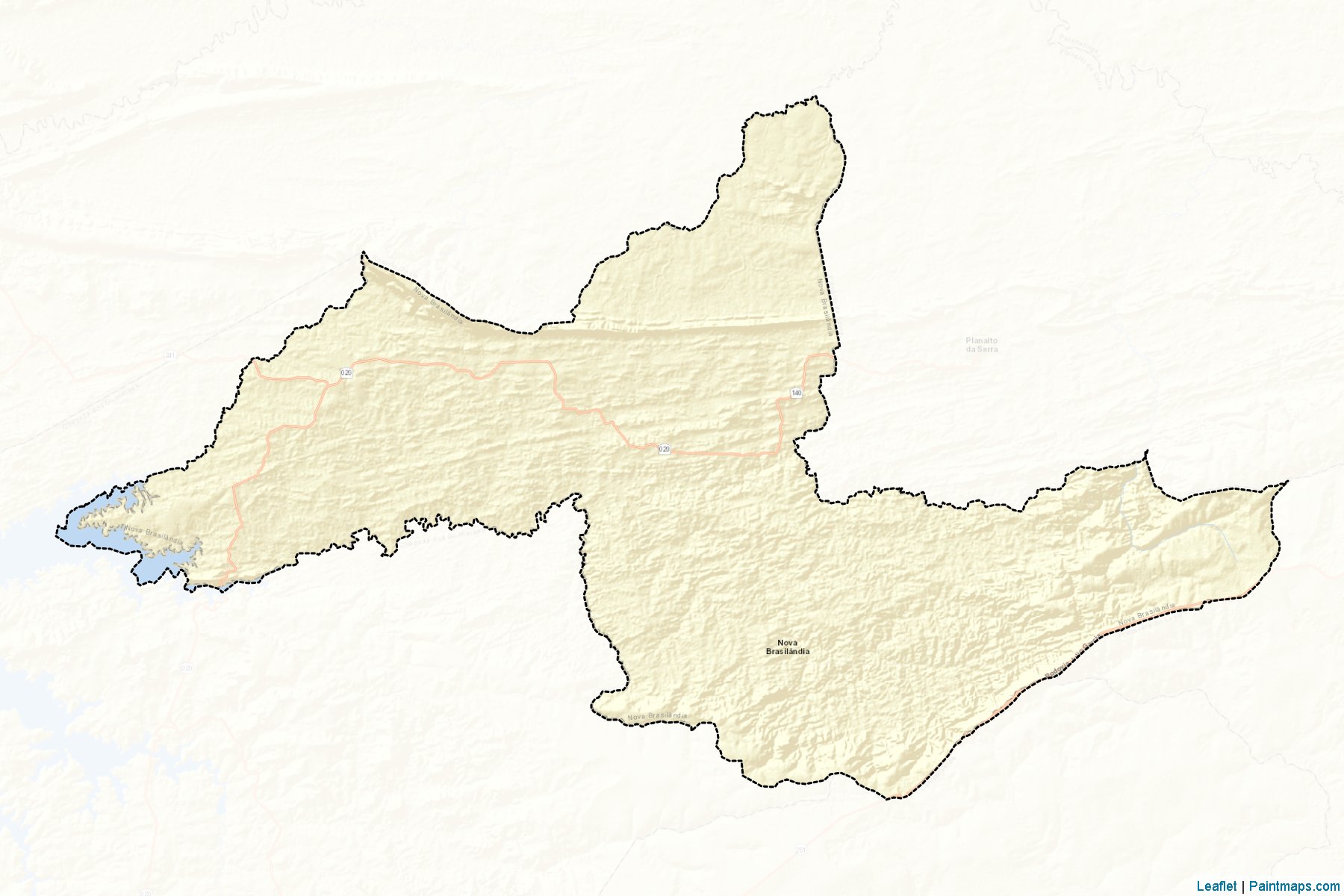 Nova Brasilandia (Mato Grosso) Map Cropping Samples-2