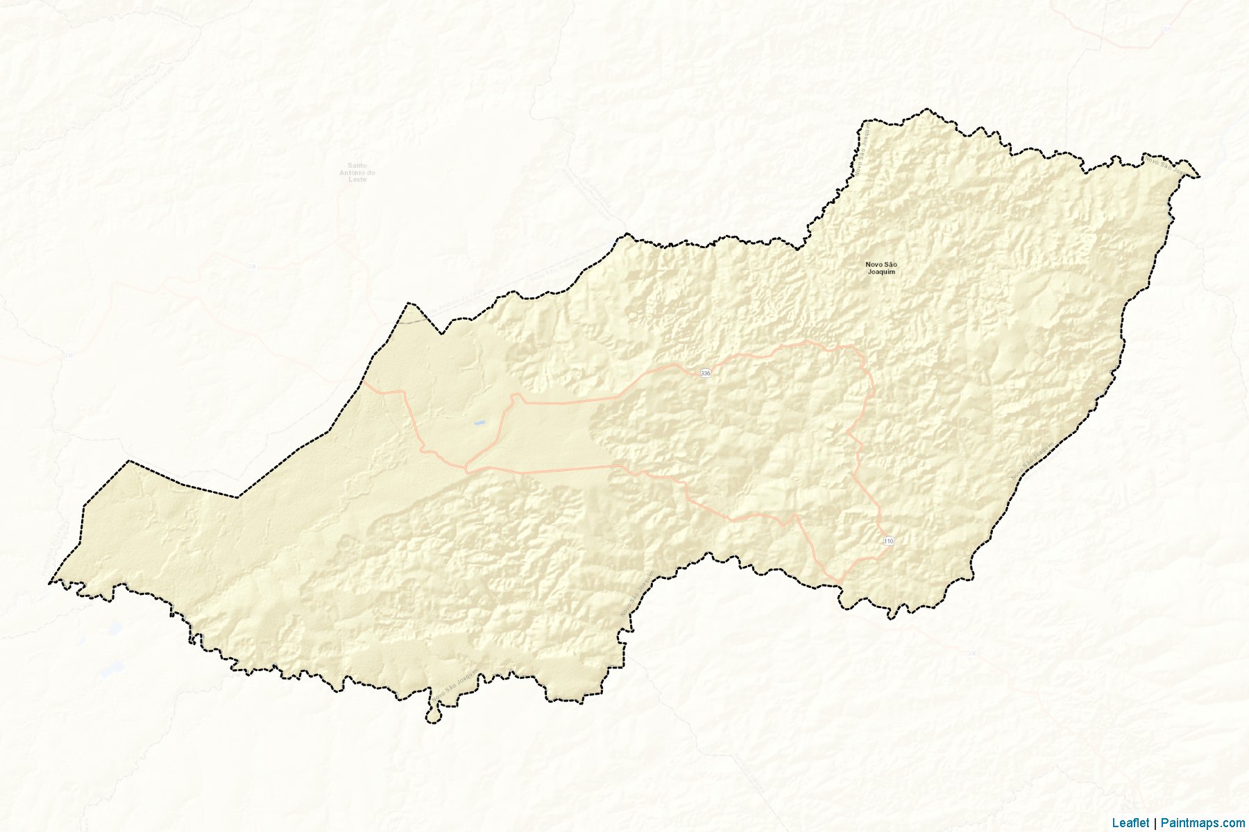 Novo Sao Joaquim (Mato Grosso) Haritası Örnekleri-2