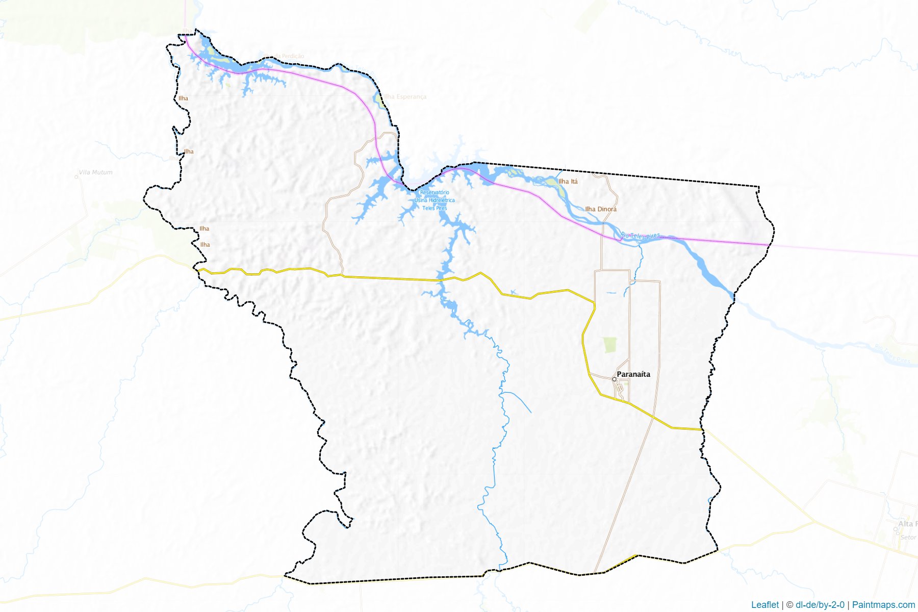 Paranaita (Mato Grosso) Map Cropping Samples-1