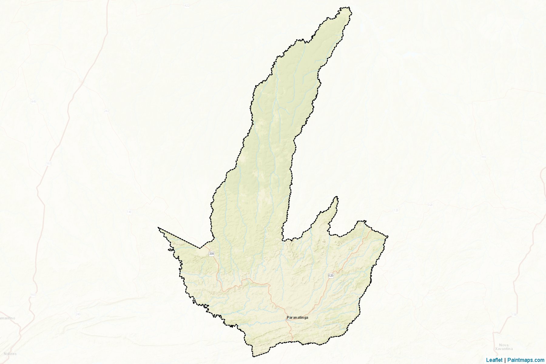 Paranatinga (Mato Grosso) Map Cropping Samples-2