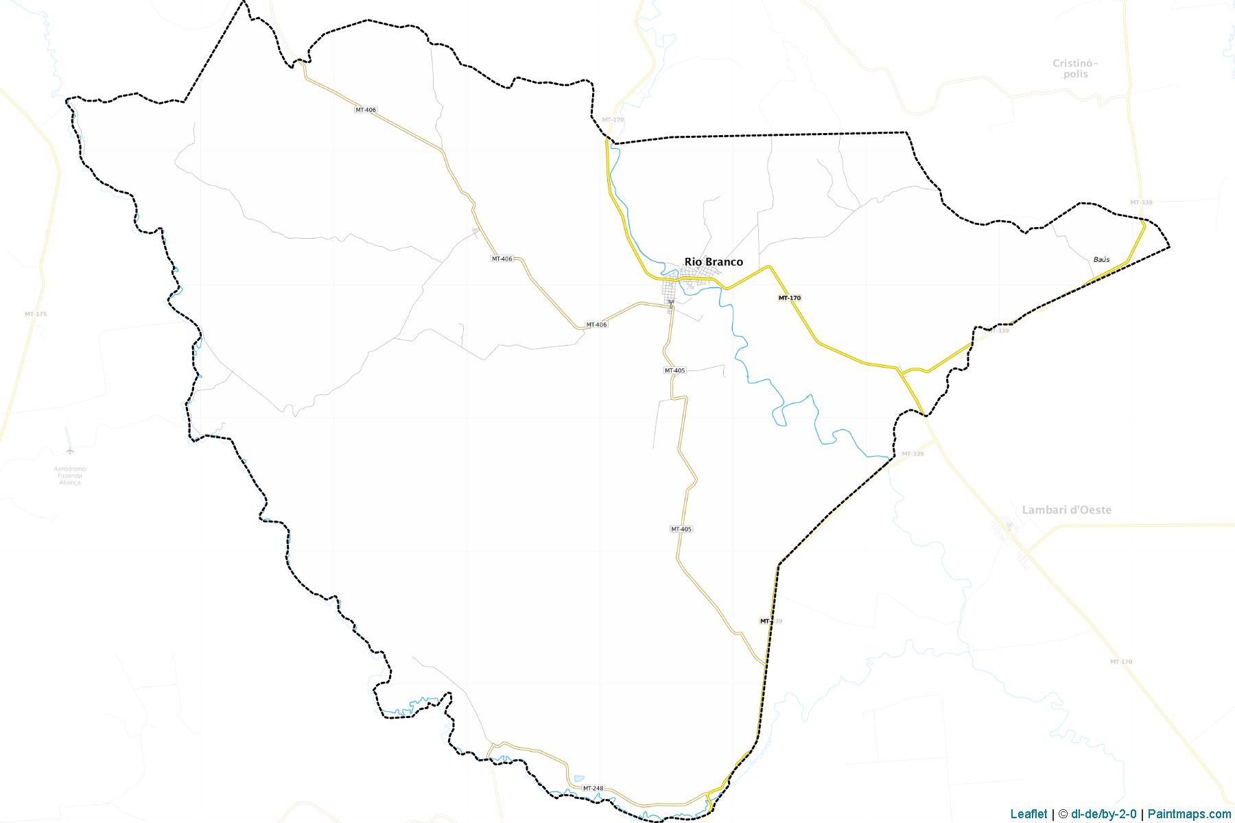 Rio Branco (Mato Grosso) Map Cropping Samples-1