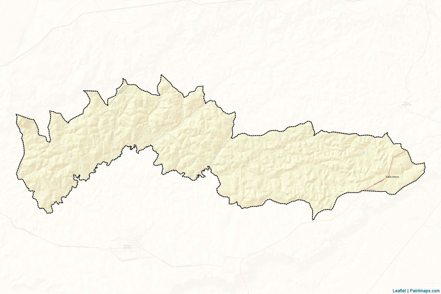 Santo Afonso (Mato Grosso) Map Cropping Samples-2